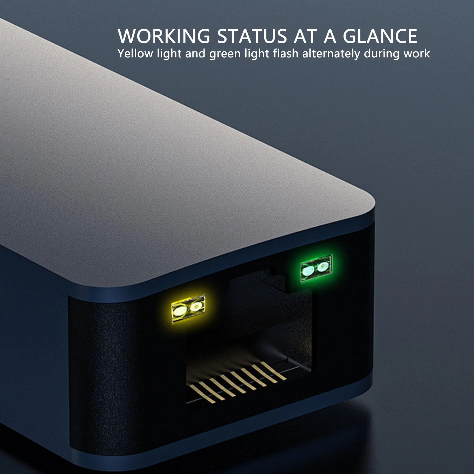 Fyearfly USB C 2.5G LAN adapter Ethernet USB C na RJ45 2500 Mbps Gigabit Ethernet okablowany adapter sieciowy na aluminium do laptopa, tabletu, telefonu