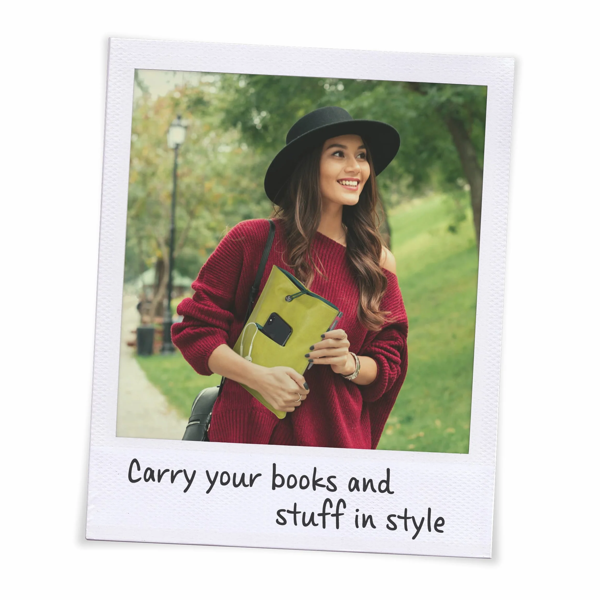 Bookaroo Books & Stuff Pouch - Fern