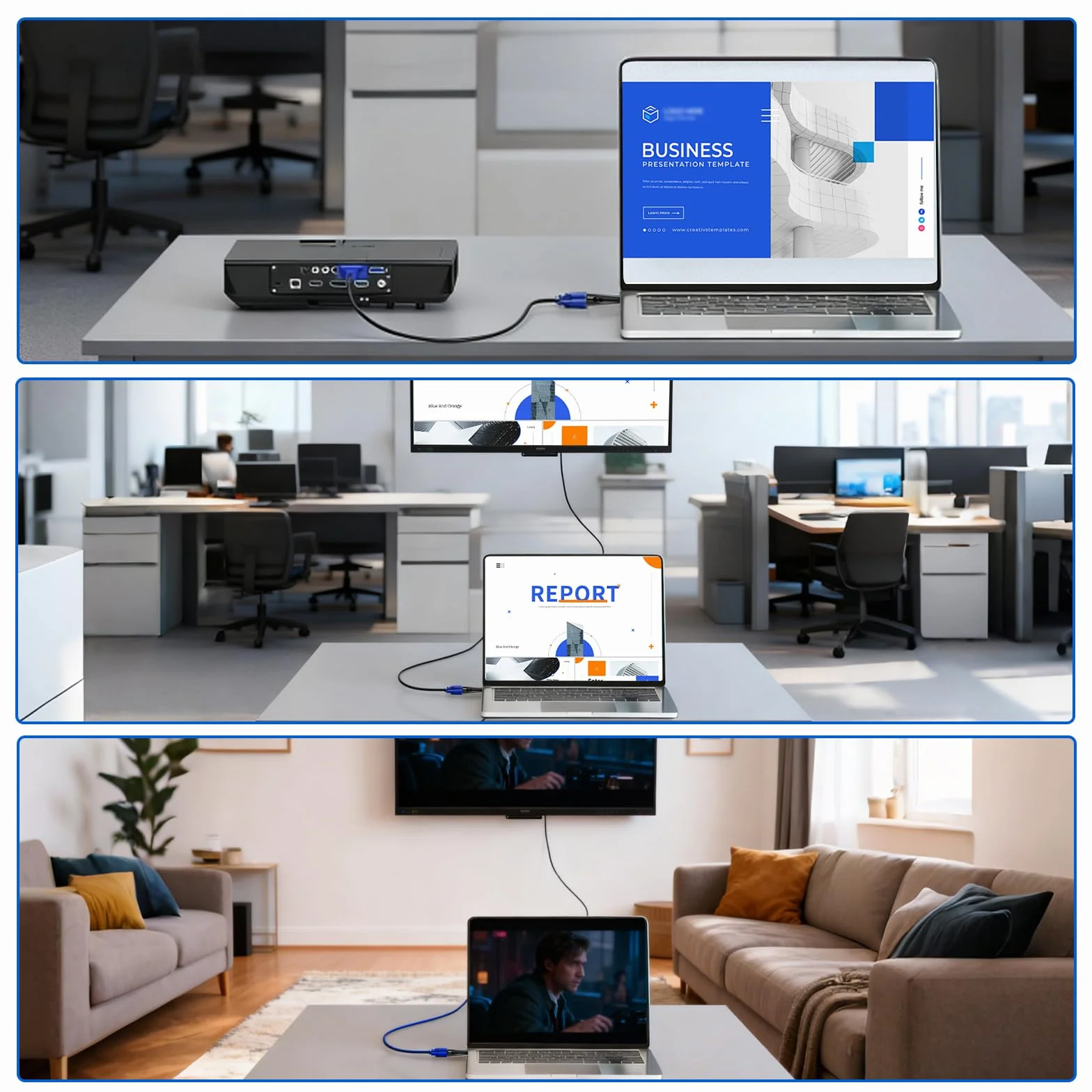 HENGBIRD adapter HDMI na VGA 2 sztuki z kablem audio dla PC, laptopa, monitora, projektora Full HD 1080P adapter HDMI na VGA z 3,5mm złączem klinowym przenośny do biura, szkoły i domu
