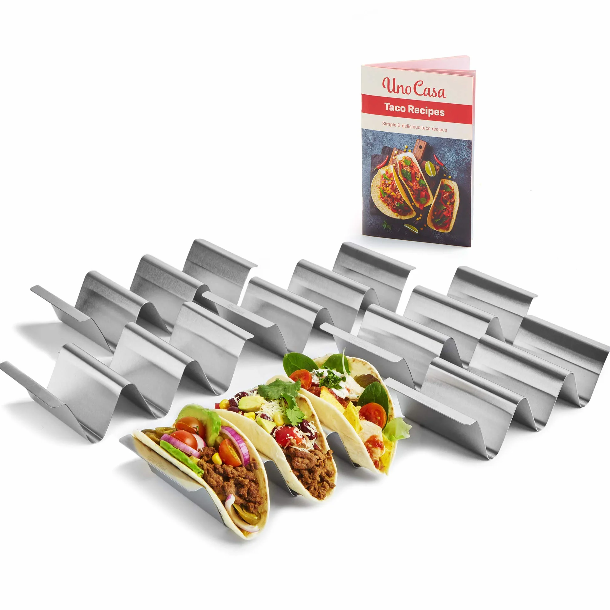 Uno Casa metalowy stojak na tacos zestaw 6 sztuk