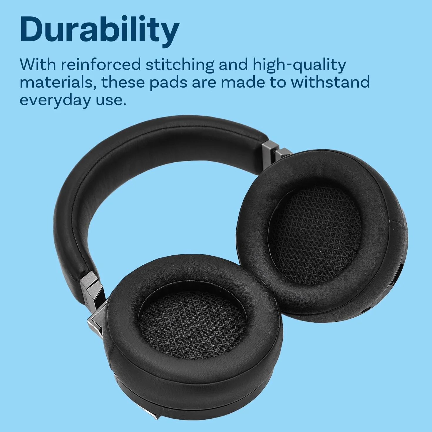Zapasowe Nausznik do Corsair Virtuoso RGB Wireless/RGB Wireless XT/RGB Wireless SE Gaming Słuchawek od MMOBIEL - Protein PU Wymienna Poduszka Uszu - Noise Isolation Pady Nauszne – Czarny
