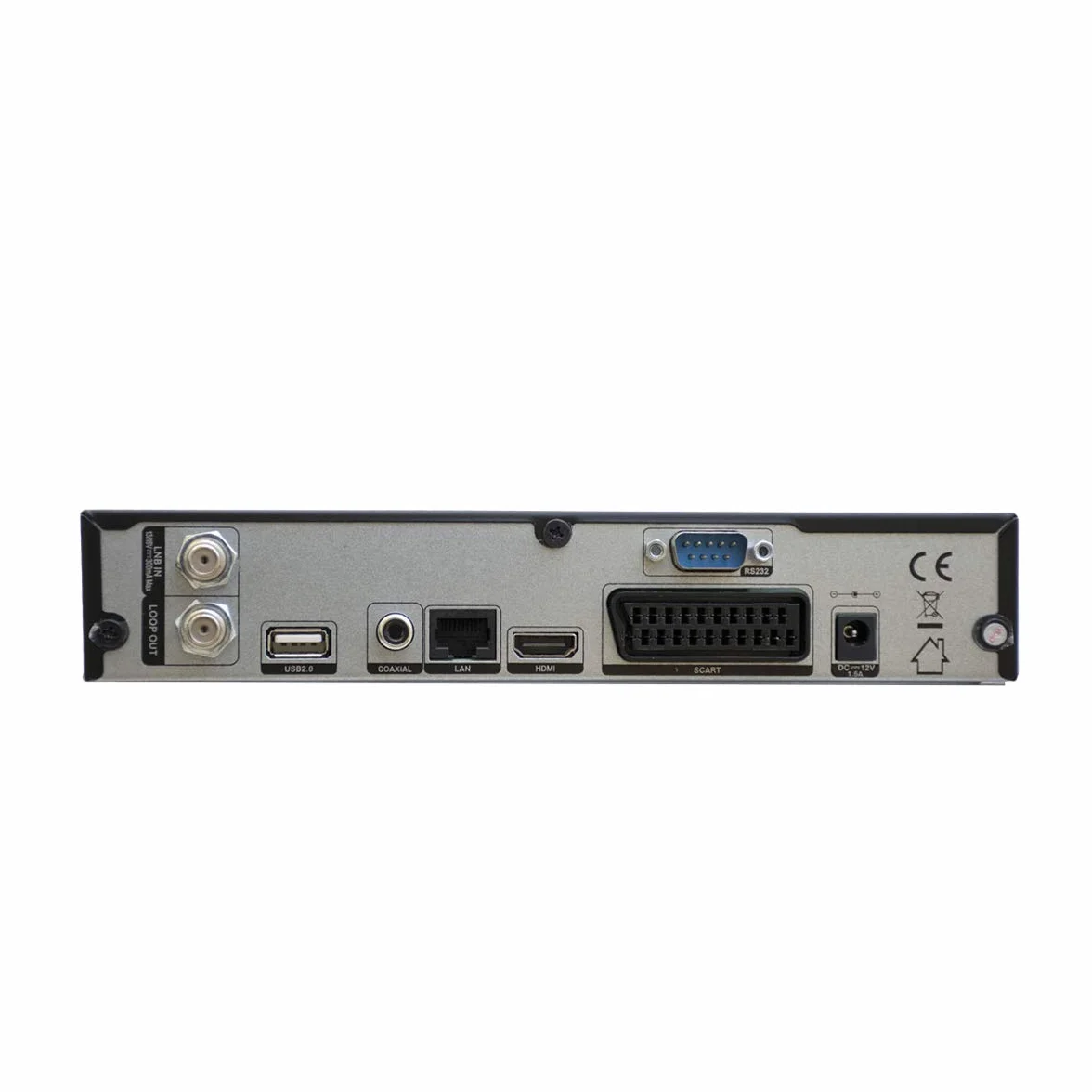 Viark SAT, cyfrowy odbiornik satelitarny Full HD, DVB-S2 Multistream H.265, z siecią LAN, anteną WiFi USB i czytnikiem kart AC
