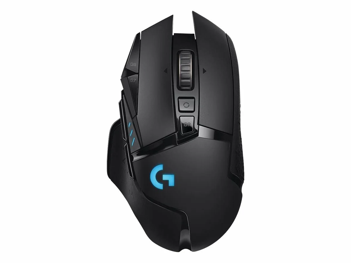 Logitech G G502 LIGHTSPEED Bezprzewodowa mysz gamingowa, HERO 25K, 25600 DPI, 11 przycisków, czarna