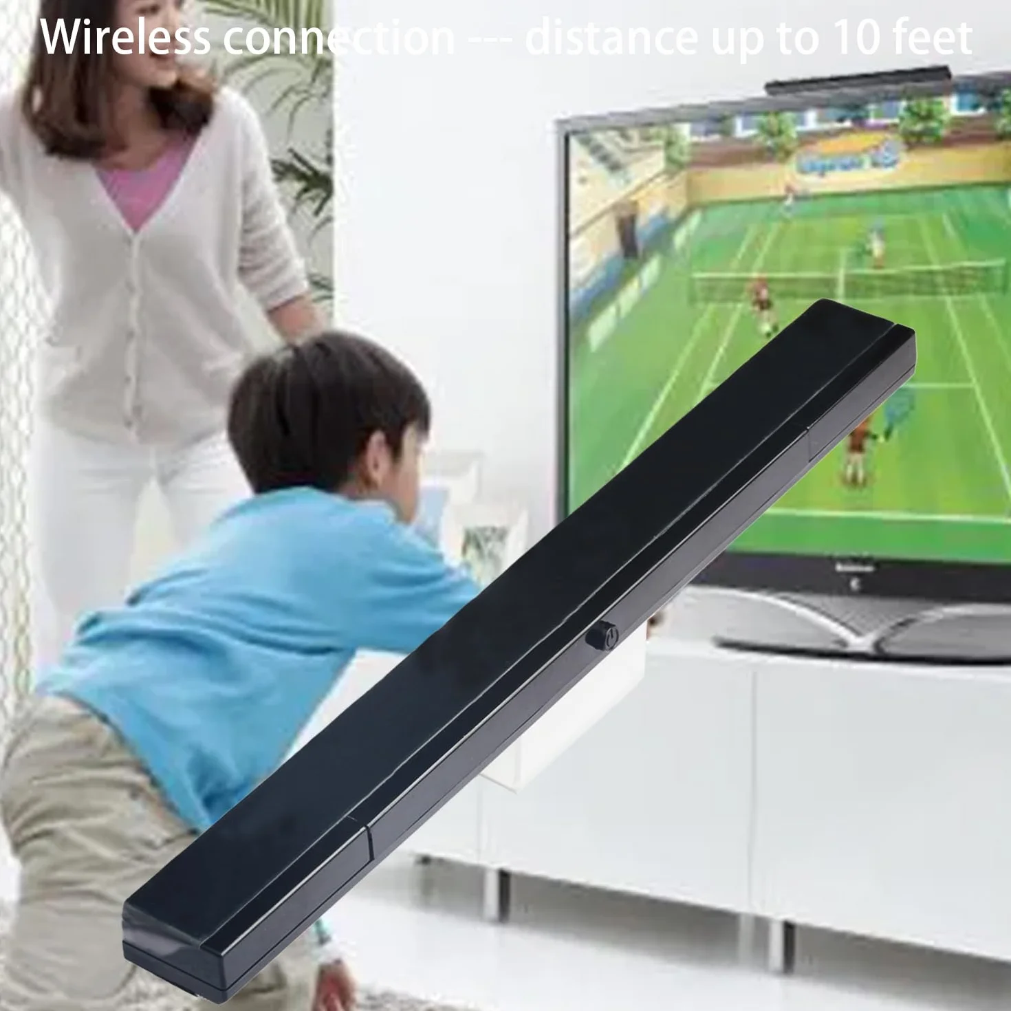 obqo Bezprzewodowy pasek czujnika podczerwieni do emulatora delfinów do Wii/Wii U/PC