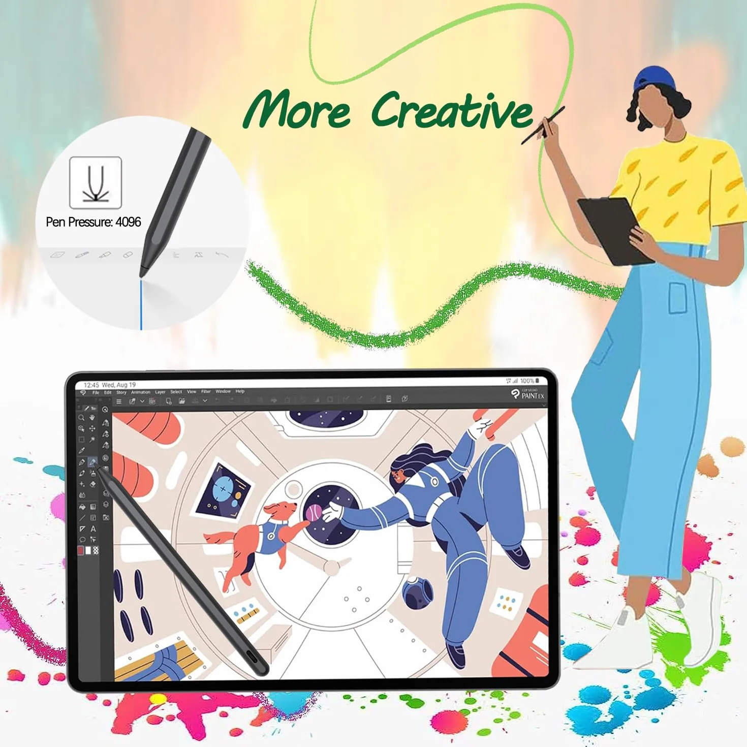 5 sztuk oryginalnych końcówek zamiennych do Lenovo Tab Pen Plus/Pro/Yoga Pen [nie pasuje do Lenovo Tab Pen] rysik Stylus końcówka dotykowa Tips Nibs, precyzyjna kontrola, przyjazne dla ekranu, czarne