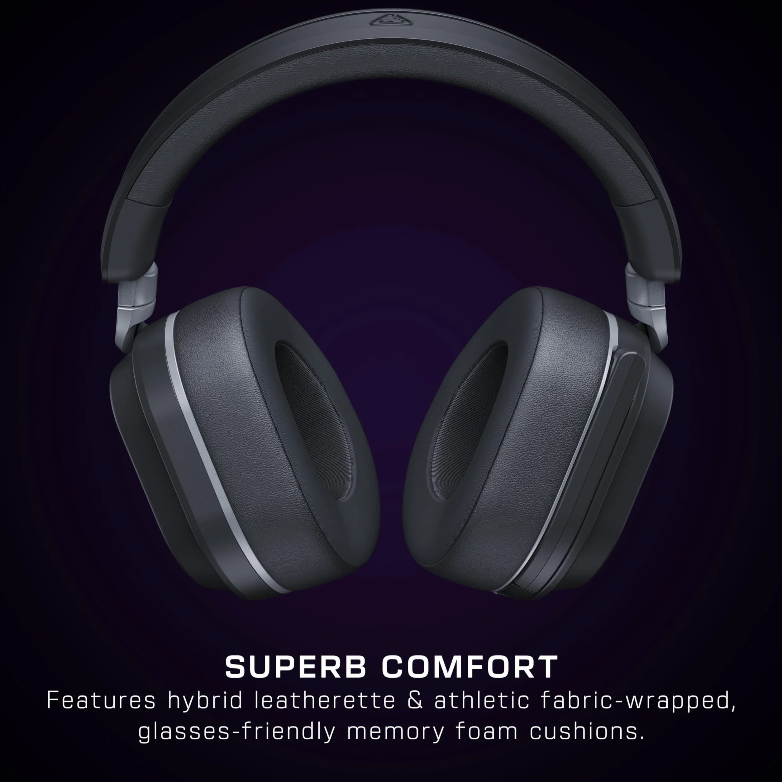 Turtle Beach Stealth 700 - Bezprzewodowe wieloplatformowe słuchawki gamingowe do PC, PS5, PS4 i urządzeń mobilnych - Czarny