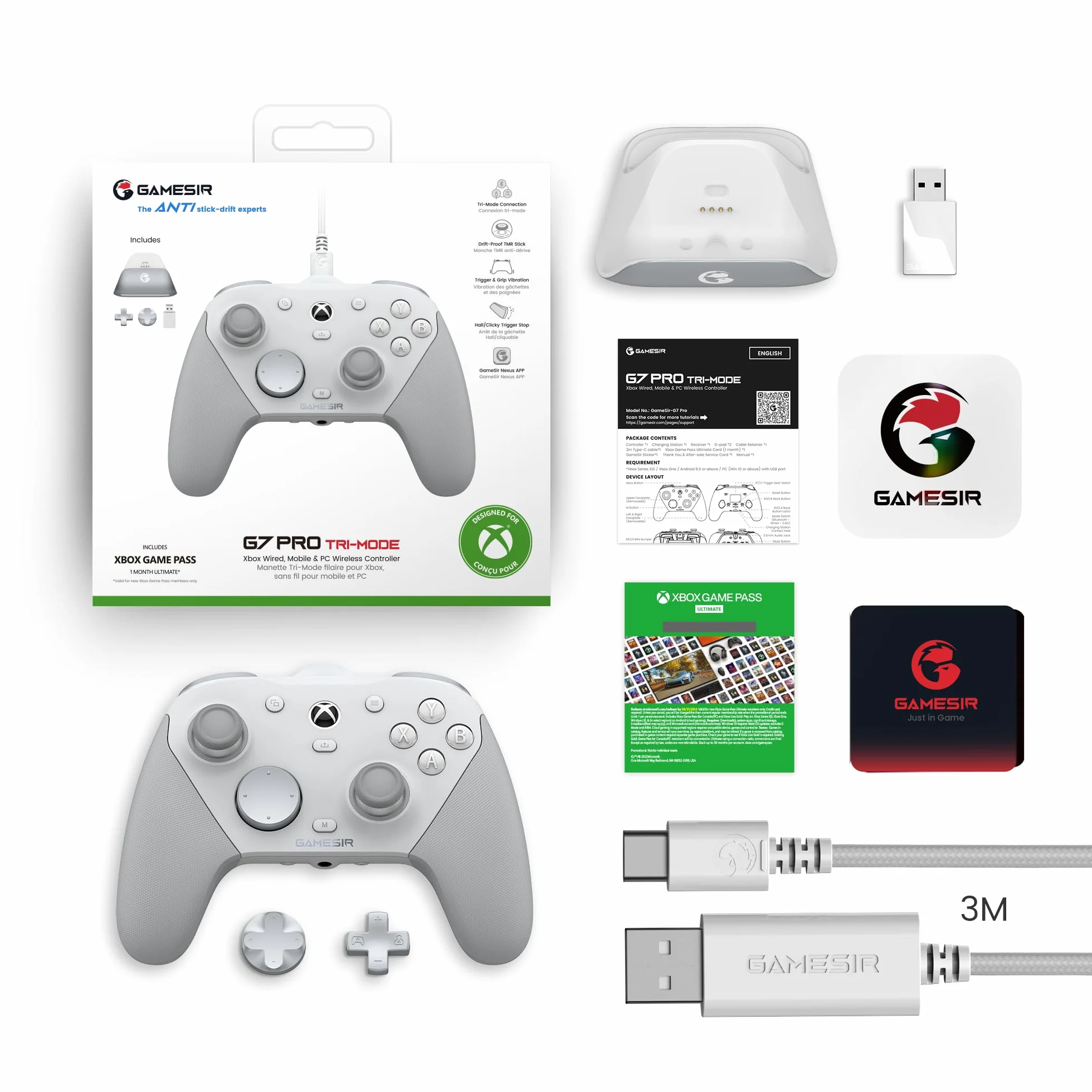 GameSir G7 PRO Mech White