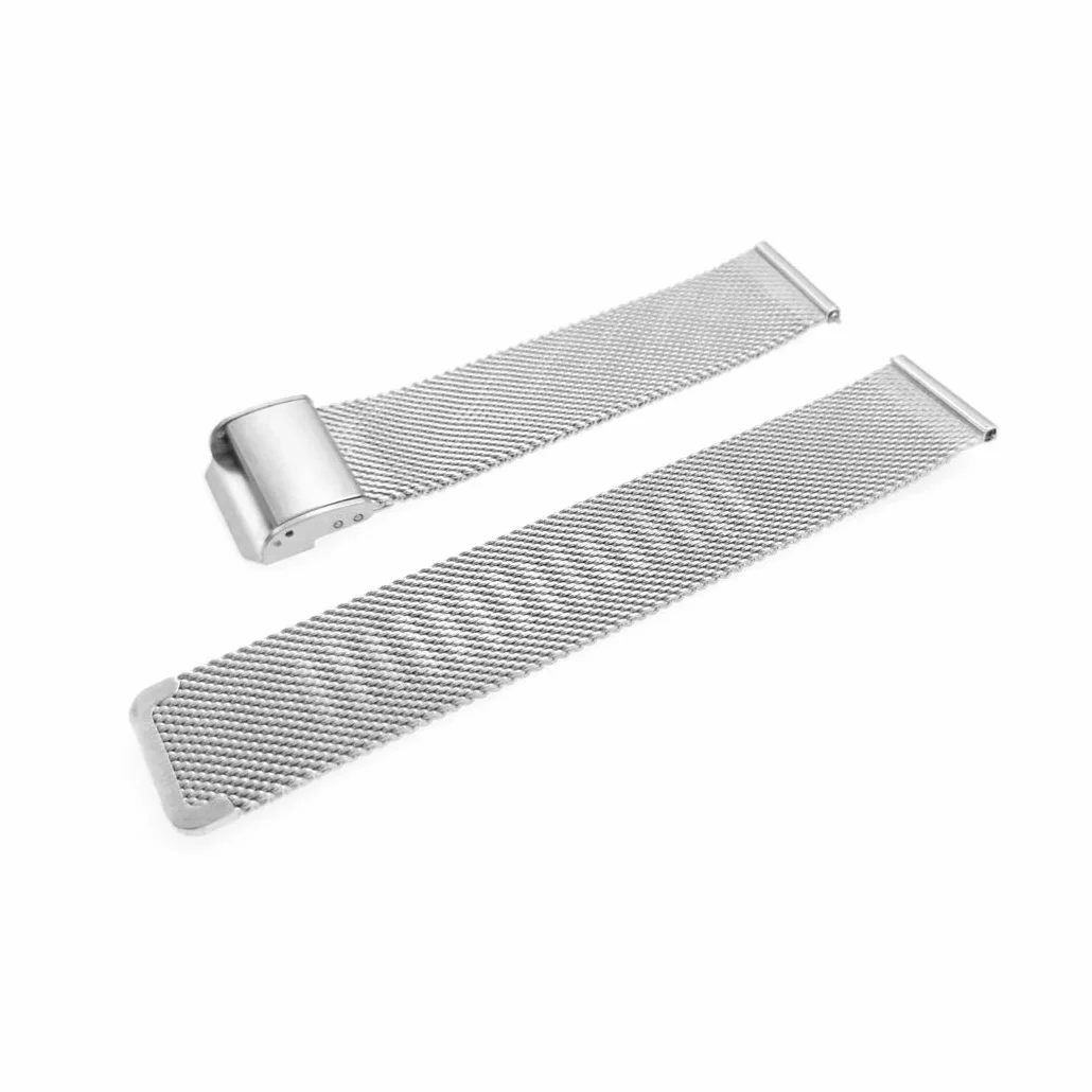 YOOSIDE Bransoletka do zegarka Garmin Venu 3S / Vivoactive 4S / Vivomove 3S / Venu 2S, stal nierdzewna, oczko metalowe, 18 mm, zapasowy pasek do Forerunner 255S / 265S