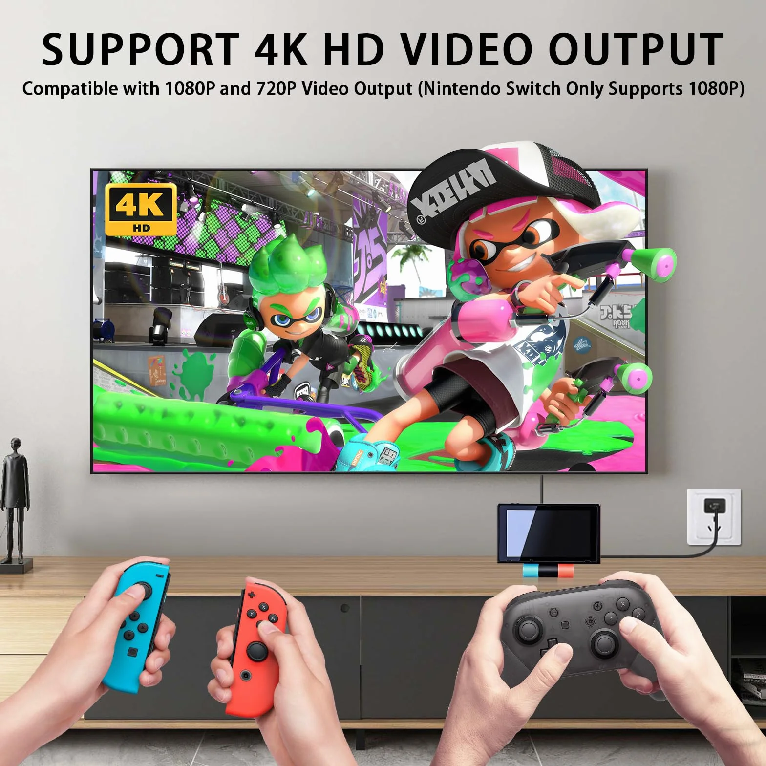 Tendak Dock TV Switch składana stacja dokująca do Nintendo Switch OLED USB 3.0 HDMI