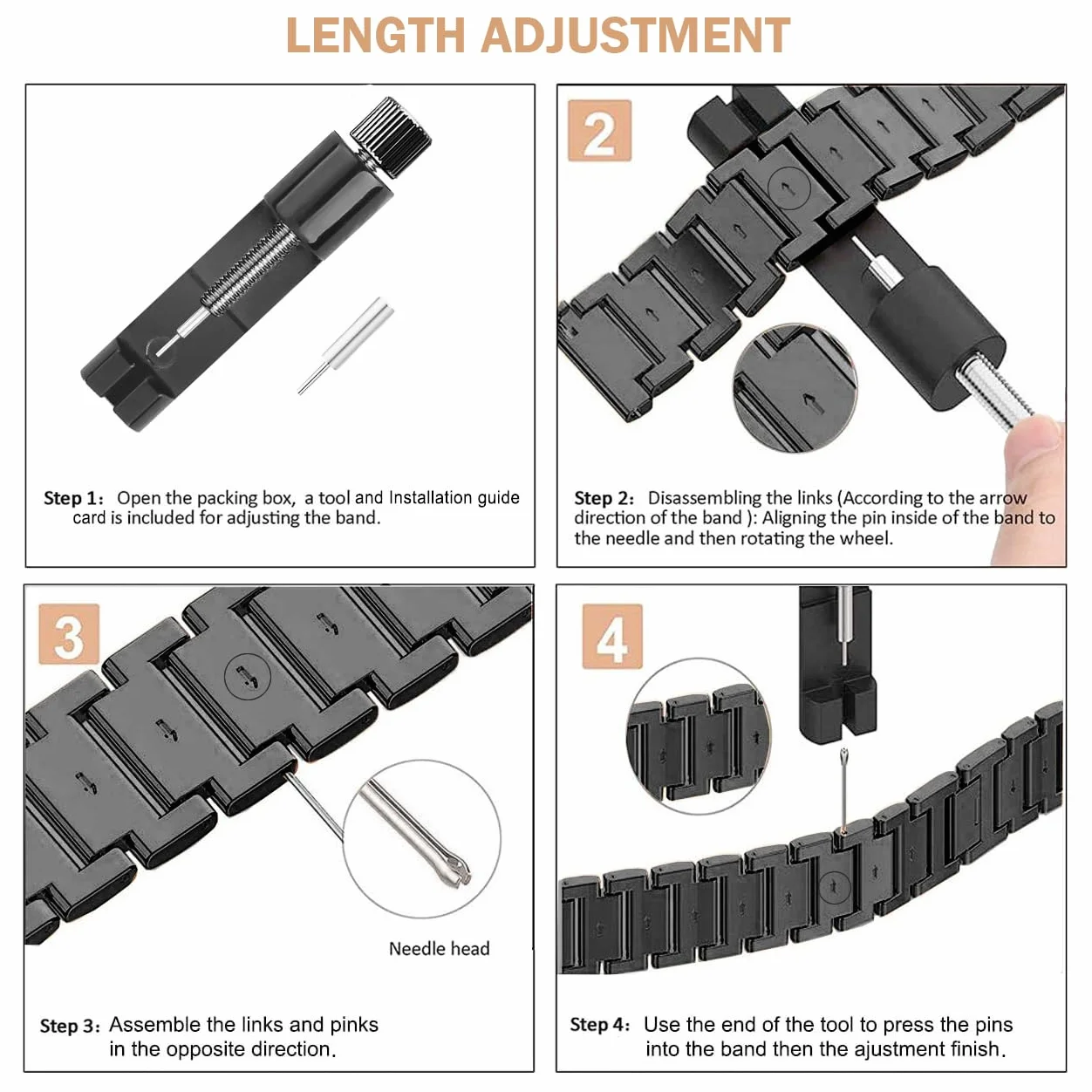 DEALELE Paski i etui kompatybilne z Apple Watch 49 mm, 46 mm, 42 mm, 45 mm, 41 mm, 44 mm, 40 mm, 38 mm, błyszczący diamentowy metalowy pasek z etui ochronnym do iWatch serii 10, 9, 8, 7, 6, 5, 4, 3