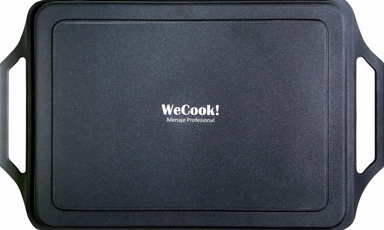 WECOOK! Taca do pieczenia 37 x 25 cm, aluminium, silikonowe uchwyty, płyta ceramiczna, gaz, piekarnik
