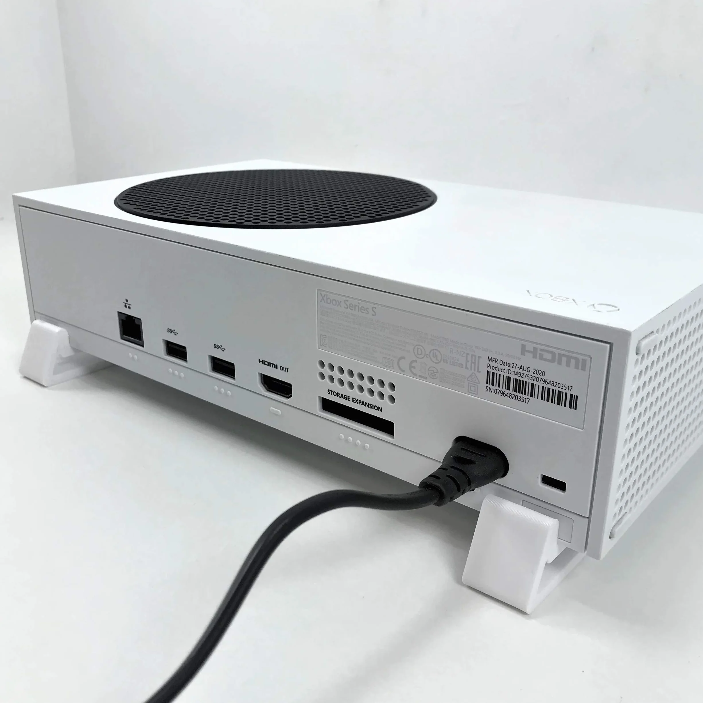 3D Cabin Xbox Series S stojak do chłodzenia poziomy uchwyt biały