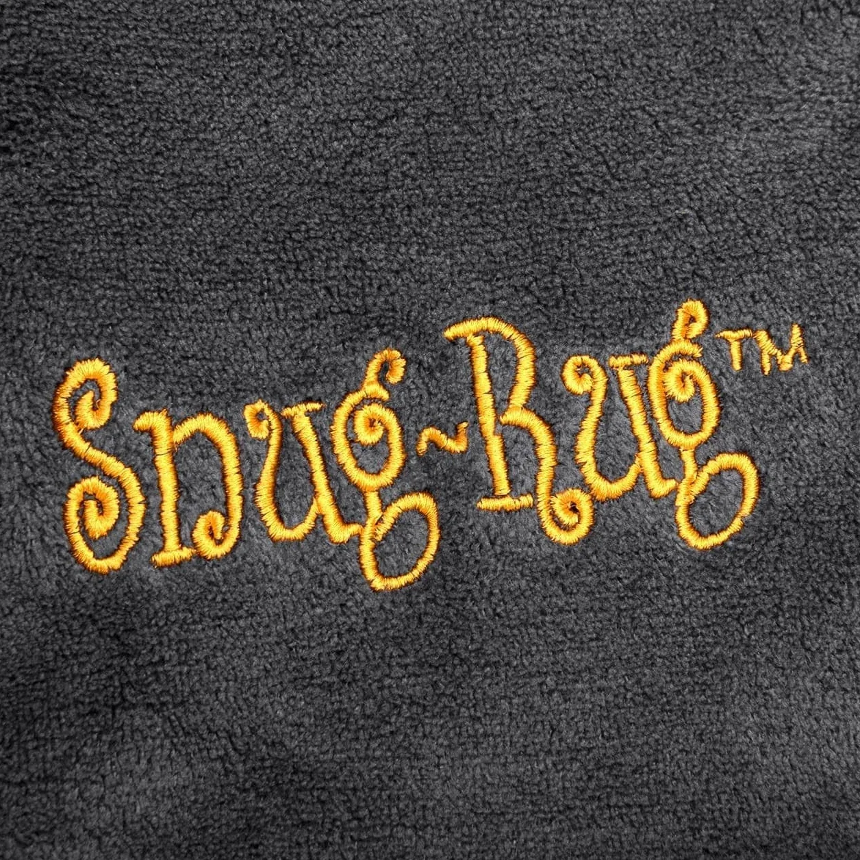 Snug Rug Deluxe przytulny koc z rękawami dla dorosłych, koc z włókniny z rękawami, z polaru Coral, łupek szary, 214 x 152