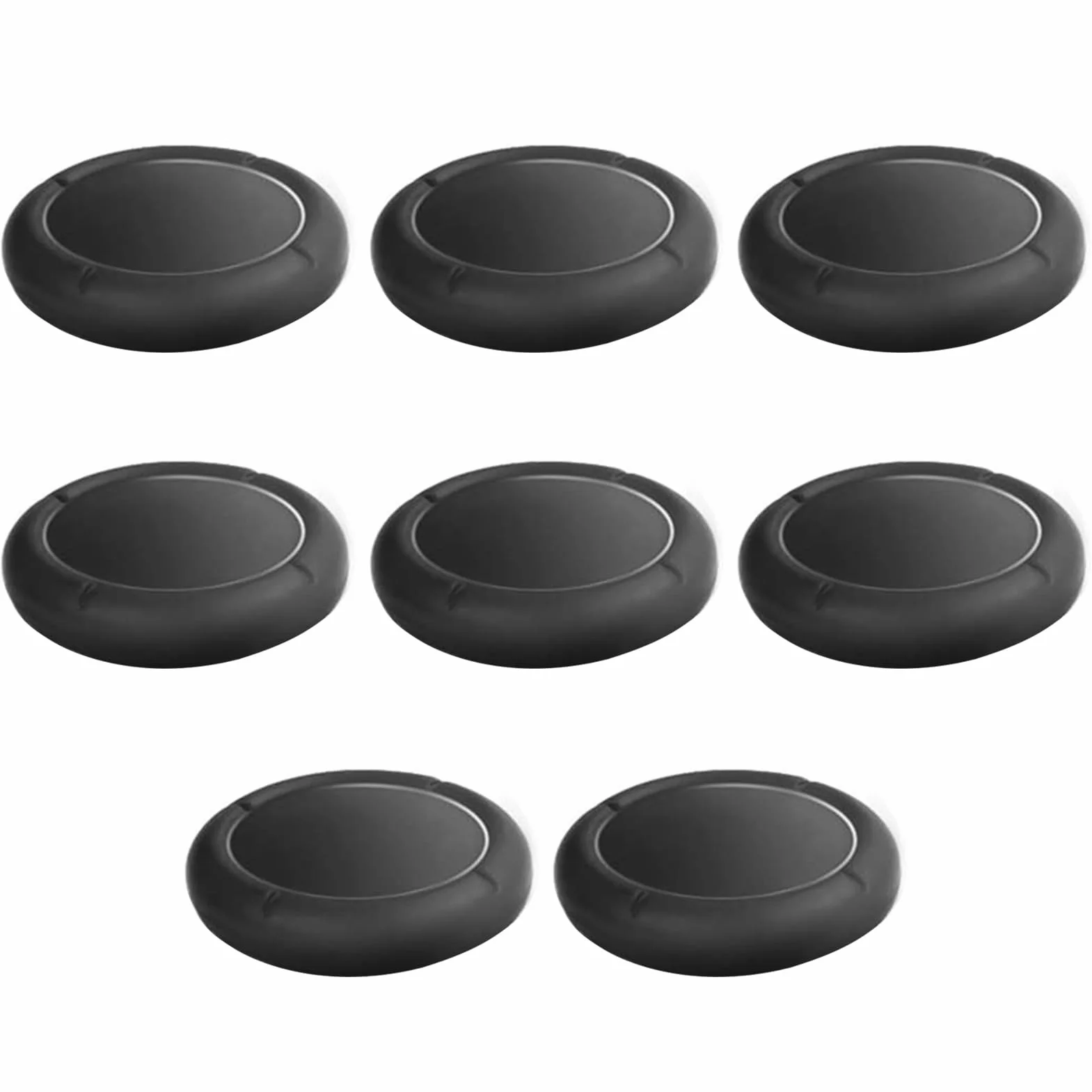4 pary nakładek na joystick, nakładki zamienne do kontrolera Switch, nakładki na joystick do Nintendo Switch/Lite/OLED, Thumb Grip Analog Stick Cover, nakładki na kontroler Joy Con (czarne)