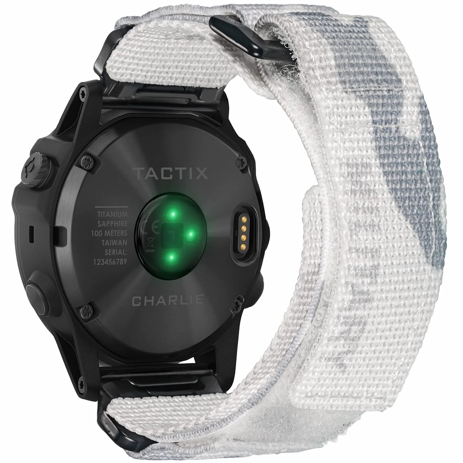 Pasek do zegarka, kompatybilność z Garmin, kamuflażowy, super wytrzymały, nylonowy pasek sportowy, do serii Fenix / Forerunner / Approach / MARQ / Quatix / D2, pasek zegarkowy dla mężczyzn