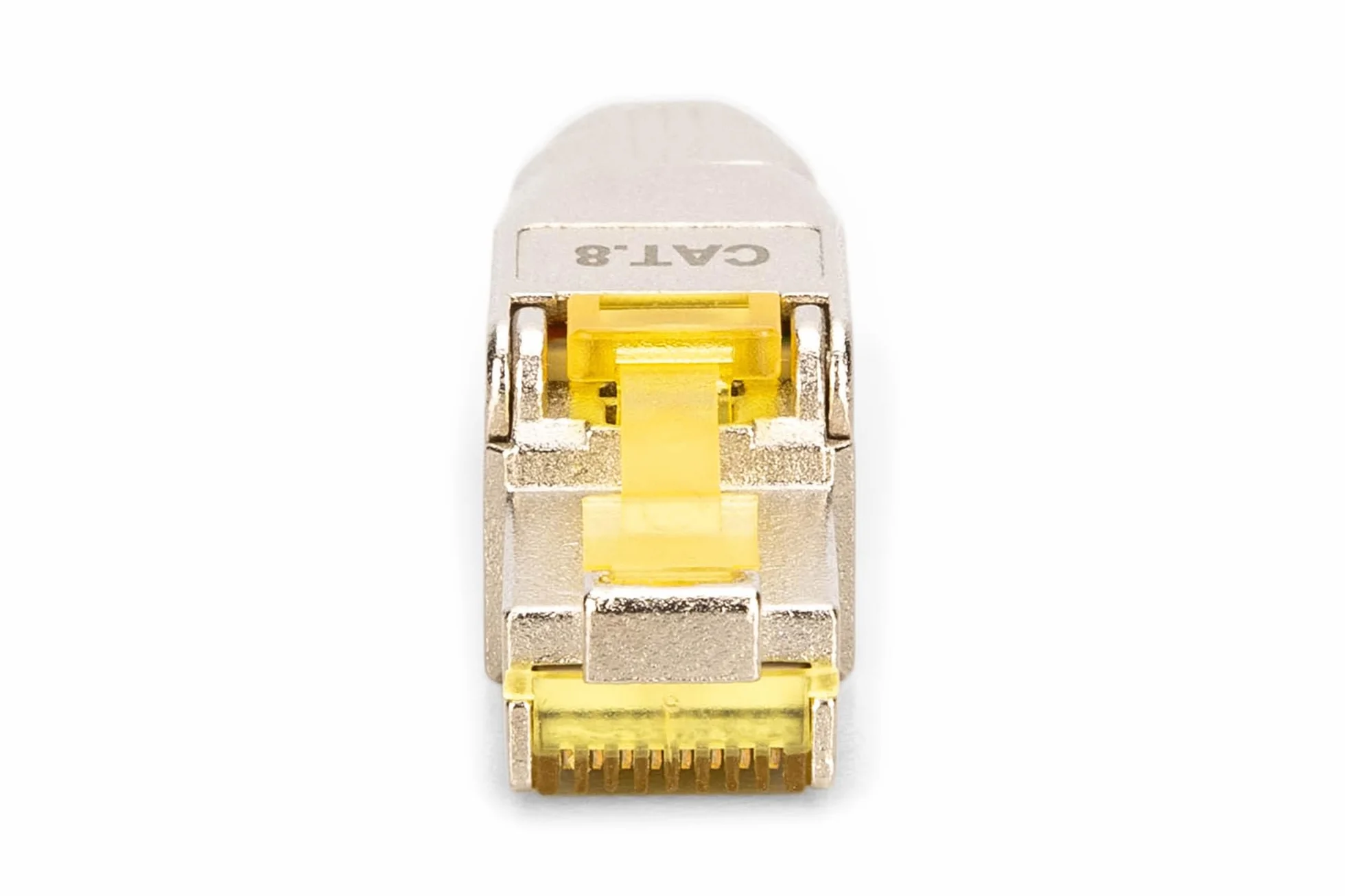 DIGITUS DN-93838 – złącze sieciowe Cat 8.1 – 1 sztuka – ekranowane 360° – złącze polowe RJ45 Cat-8.1 – instalacja bez użycia narzędzi – 2000 MHz – 25/40GBase-T – 40 Gb/s – AWG 26/7 do AWG 22/1