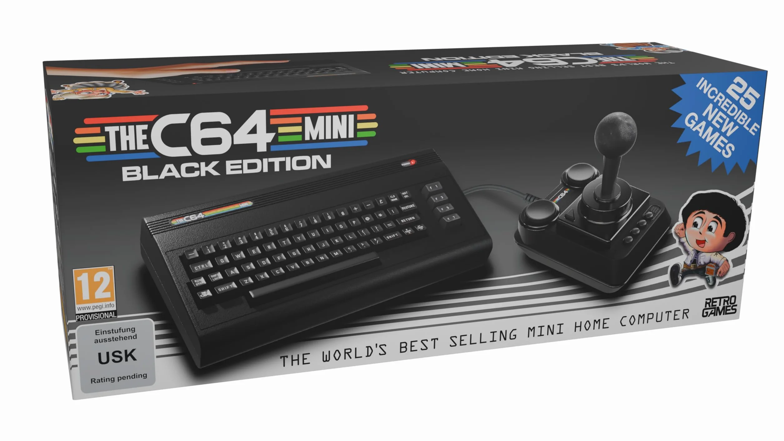 THEC64 (Commodore 64) Mini Black Edition UK Retro Console