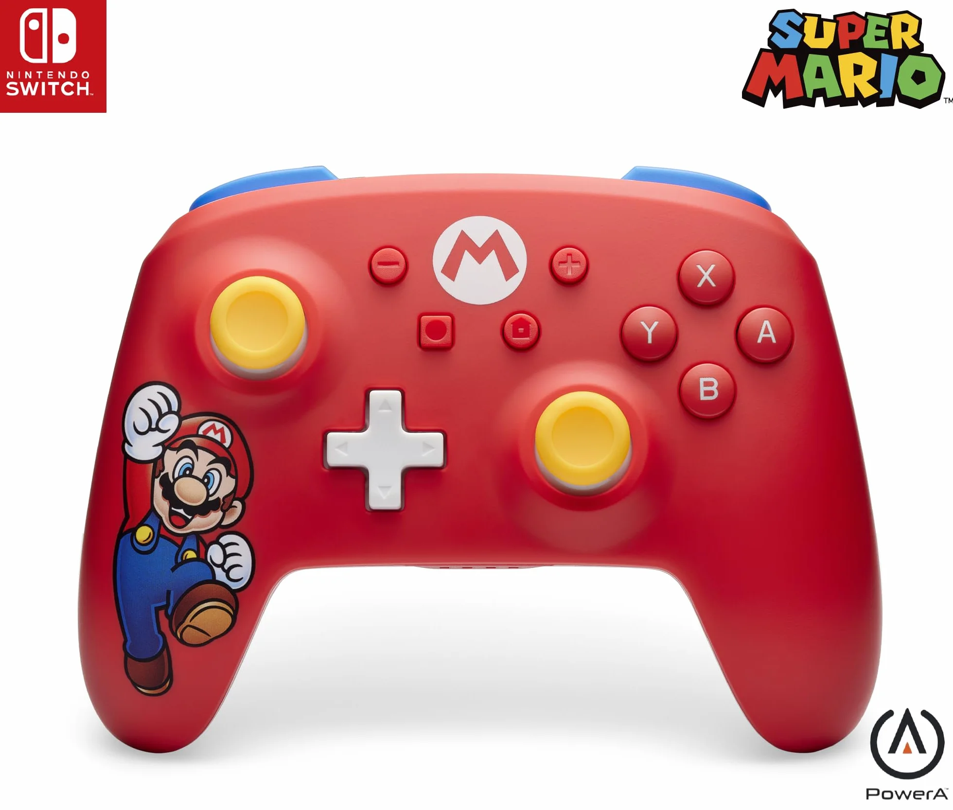 PowerA Kontroler Bezprzewodowy Nintendo Switch Mario Joy OLED Lite Gamepad Bluetooth