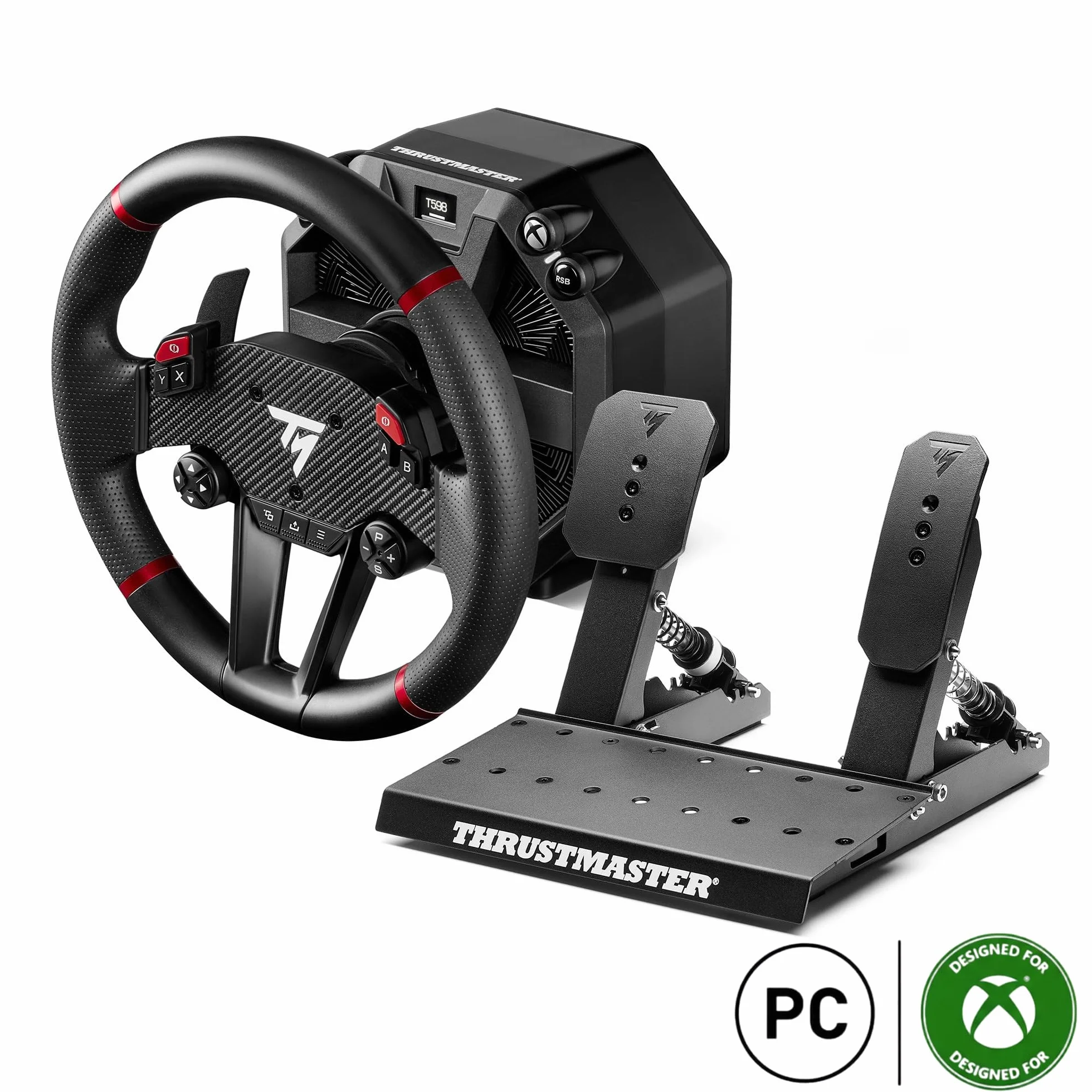 Thrustmaster T598, Kierownica Wyścigowa z Siłowym Sprzężeniem Zwrotnym Direct Axial Drive dla Xbox Series X|S, Xbox One i PC