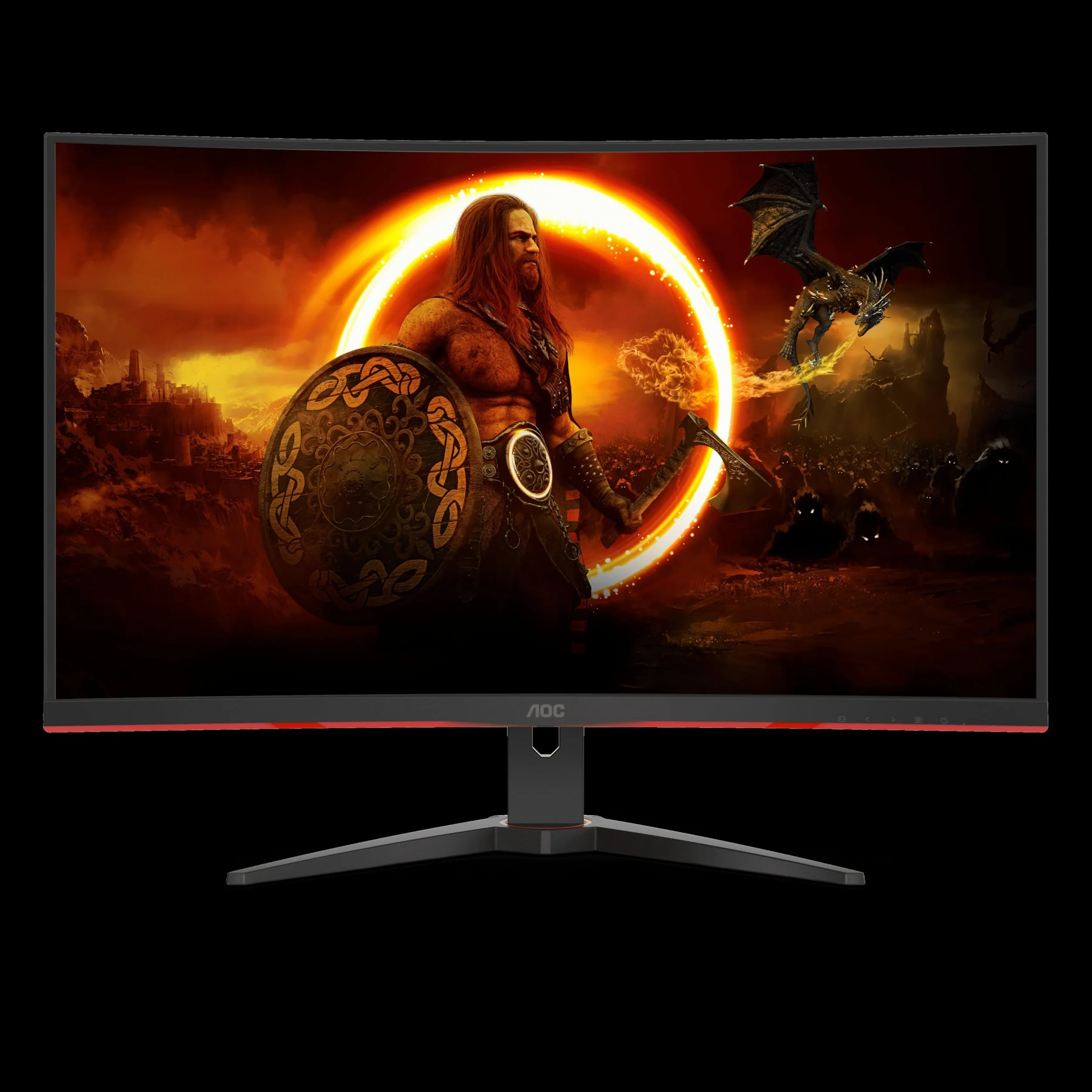 Aoc C32G2ZE/BK 32 Cale, Monitor Gamingowy, Czarny