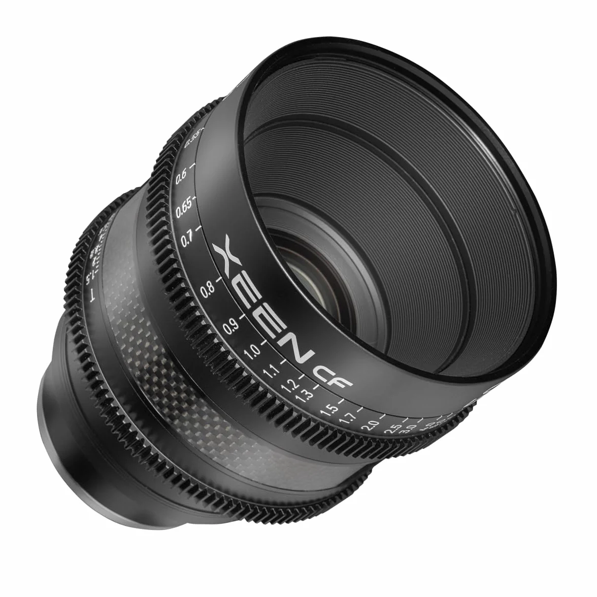XEEN CF Cinema 50 mm T1,5 do Sony E pełnoklatkowy - profesjonalny obiektyw Cine, cylinder soczewkowy z włókna węglowego - bardzo kompaktowy, F1511101103, czarny