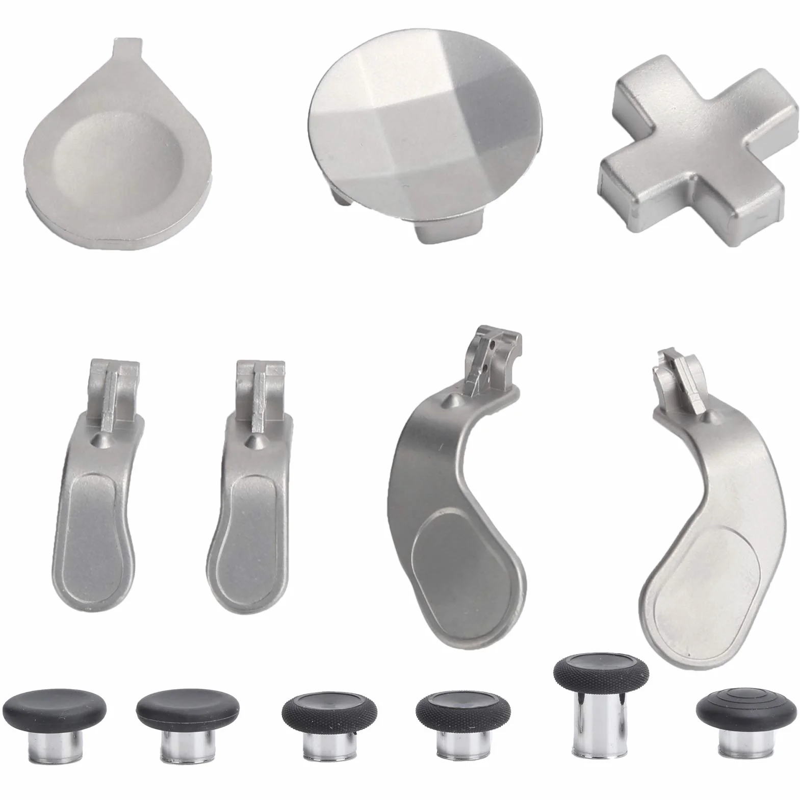 Zestaw łopatek Kontrolera do Gier Gamepad Thumbsticks do Konsoli ONE Series 2, Wymienne łopatki do Kontrolera Pady Kierunkowe Joystick Thumbsticks
