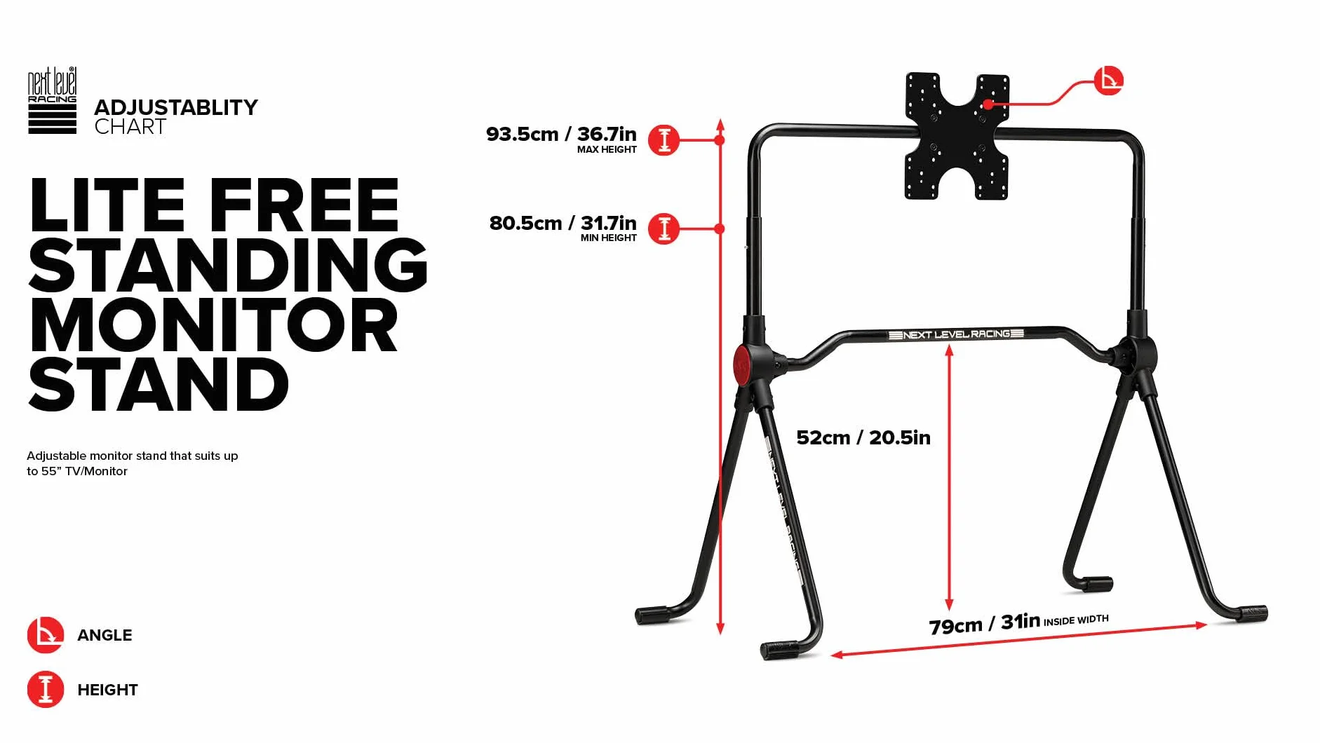 Wyścigi Next Level - Lite Free Stand Monitor