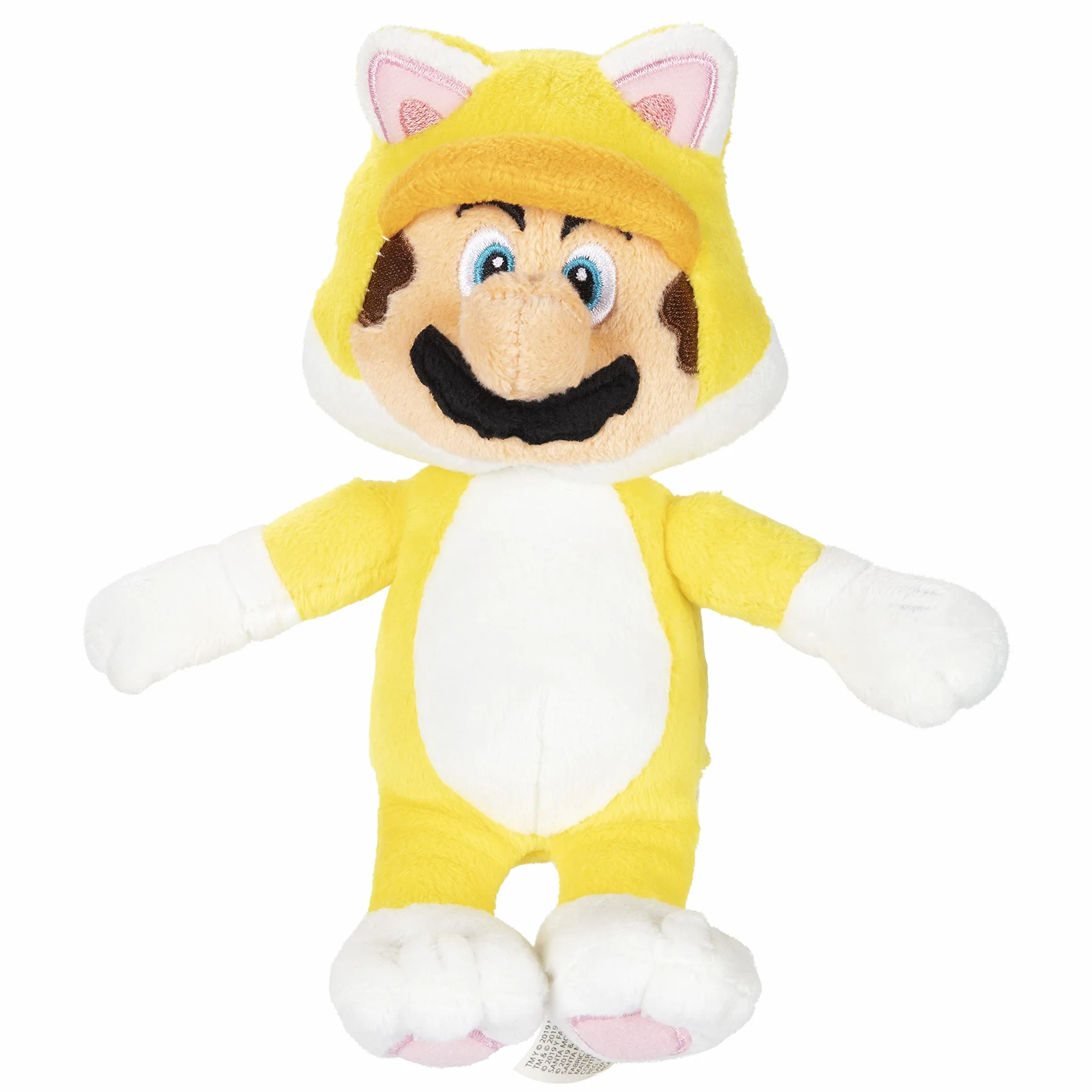 Nintendo Super Mario Plüsch Cat Mario, ca. 18 cm