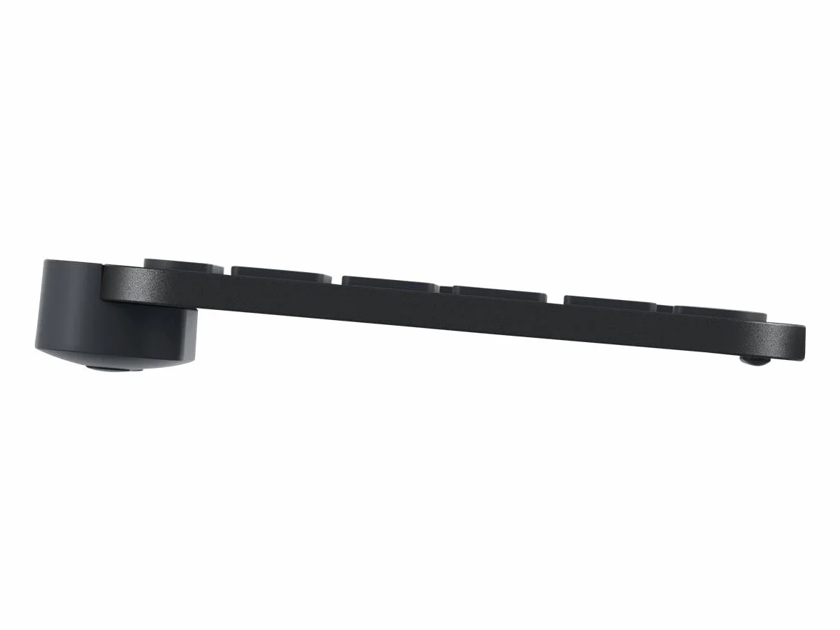 Logitech MX Keys bezprzewodowa klawiatura, odbiornik Bluetooth i USB, złącze USB-C, czas pracy baterii 5 miesięcy, funkcja Easy-Switch, podświetlenie przycisków, PC/Mac, układ skandynawski - grafitowy