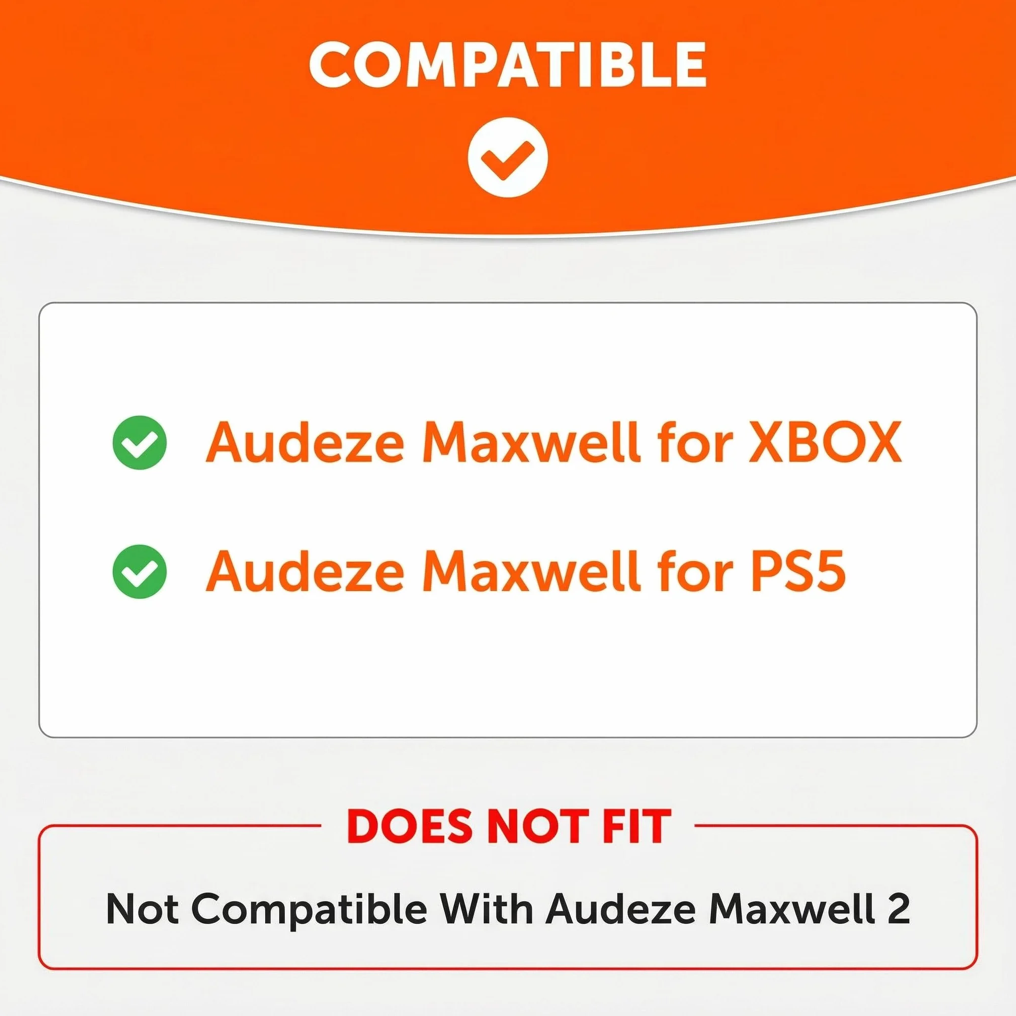 WC Mod Kit V2 Do Maxwell Gen 1 – Poduszki Żelowe Chłodzące + Ekstra Szeroki Silikonowy Pałąk Kompatybilny Z Audeze Maxwell Xbox & PS5 Gen 1 od Wicked Cushions | 90's Black