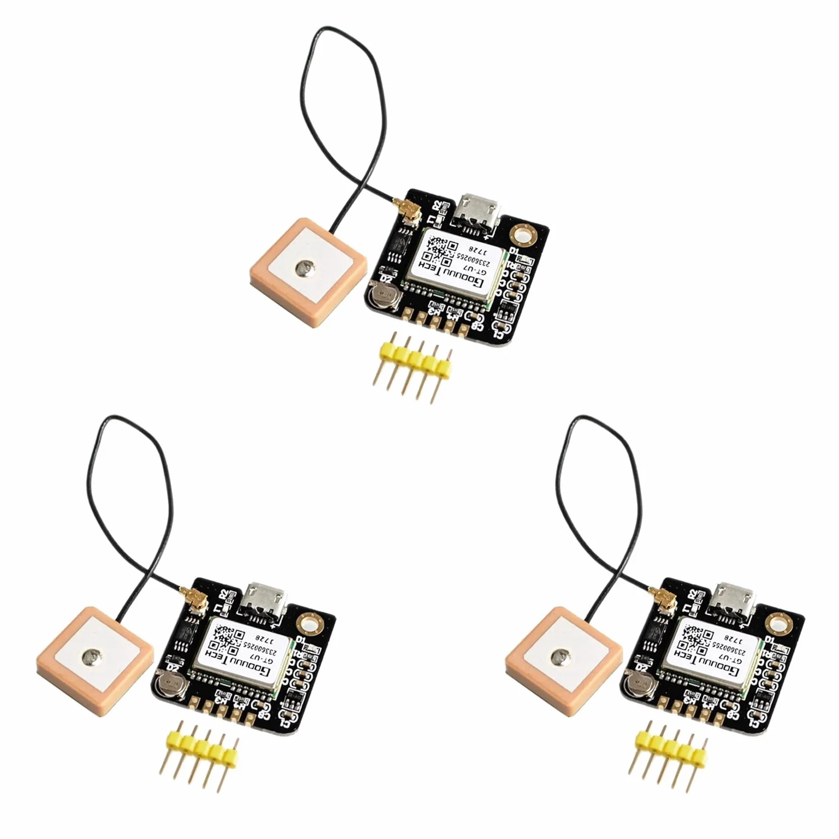 3X Moduł Nawigacji Satelitarnej GT-U7 Kompatybilny z 10M Moduł Pozycjonowania GPS MCU STM32 MCU dla