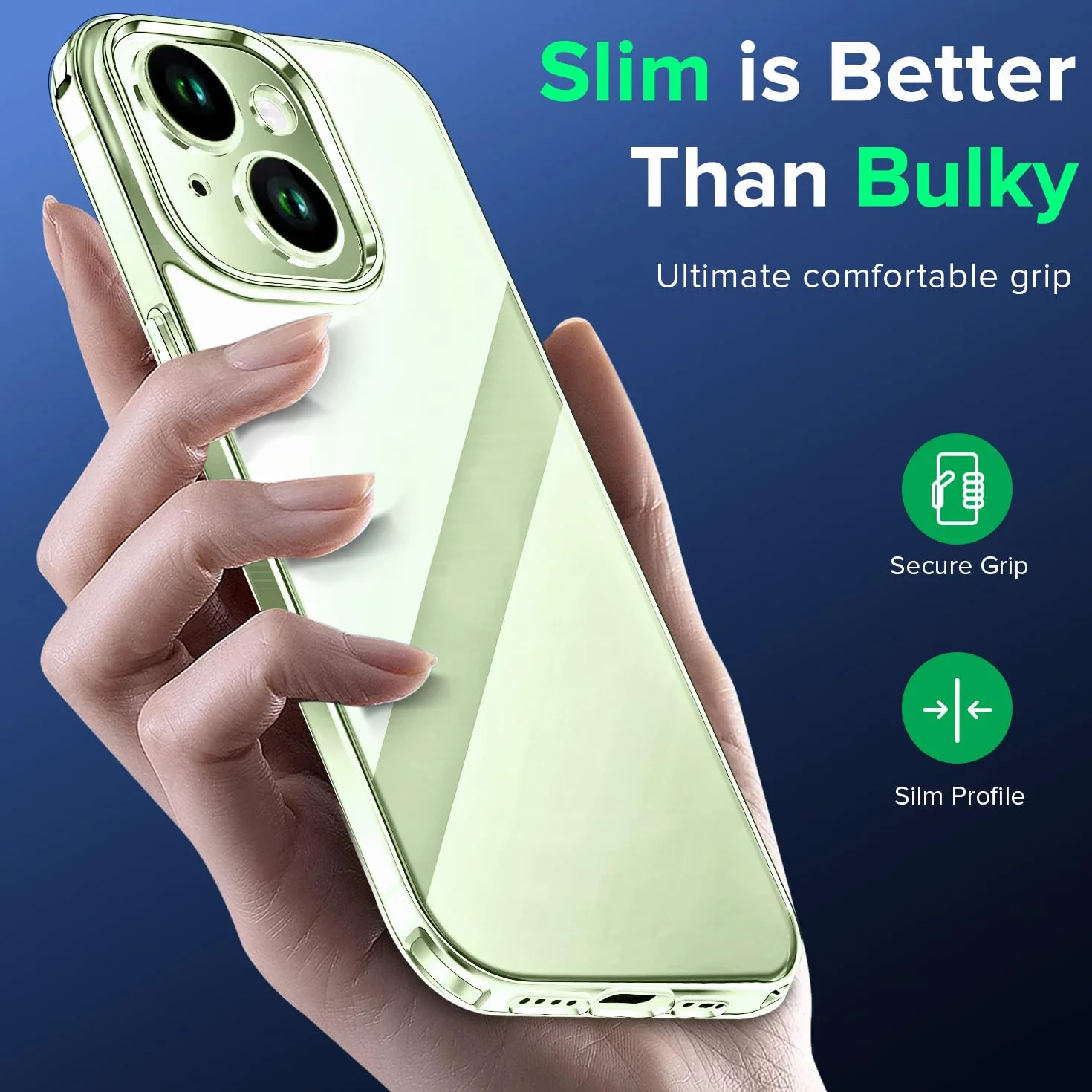 iVoler Zestaw 3 w 1 kompatybilny z iPhone 15 (6,1"). 1 etui + 2 szt. szkła hartowanego. Nie żółknie, ochrona aparatu, cienkie, przezroczyste i odporne na wstrząsy