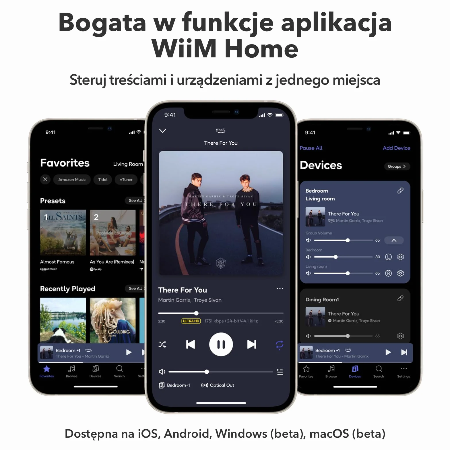 WiiM Mini – odtwarzacz audio AirPlay 2, stereo multiroom, przedwzmacniacz, działa z Alexa i Siri, strumieniuje hi-res z Amazon Music, Tidal i innych