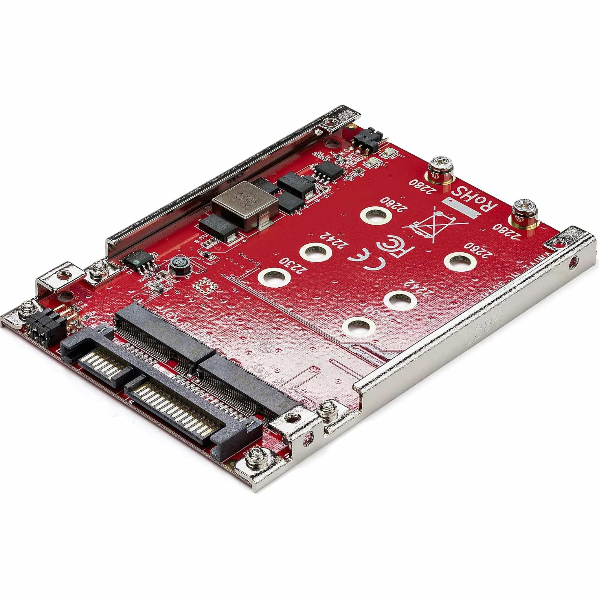 StarTech.com Dual-Slot M.2 Drive to SATA, adapter dyskowy 6.3 cm (2,5") RAID