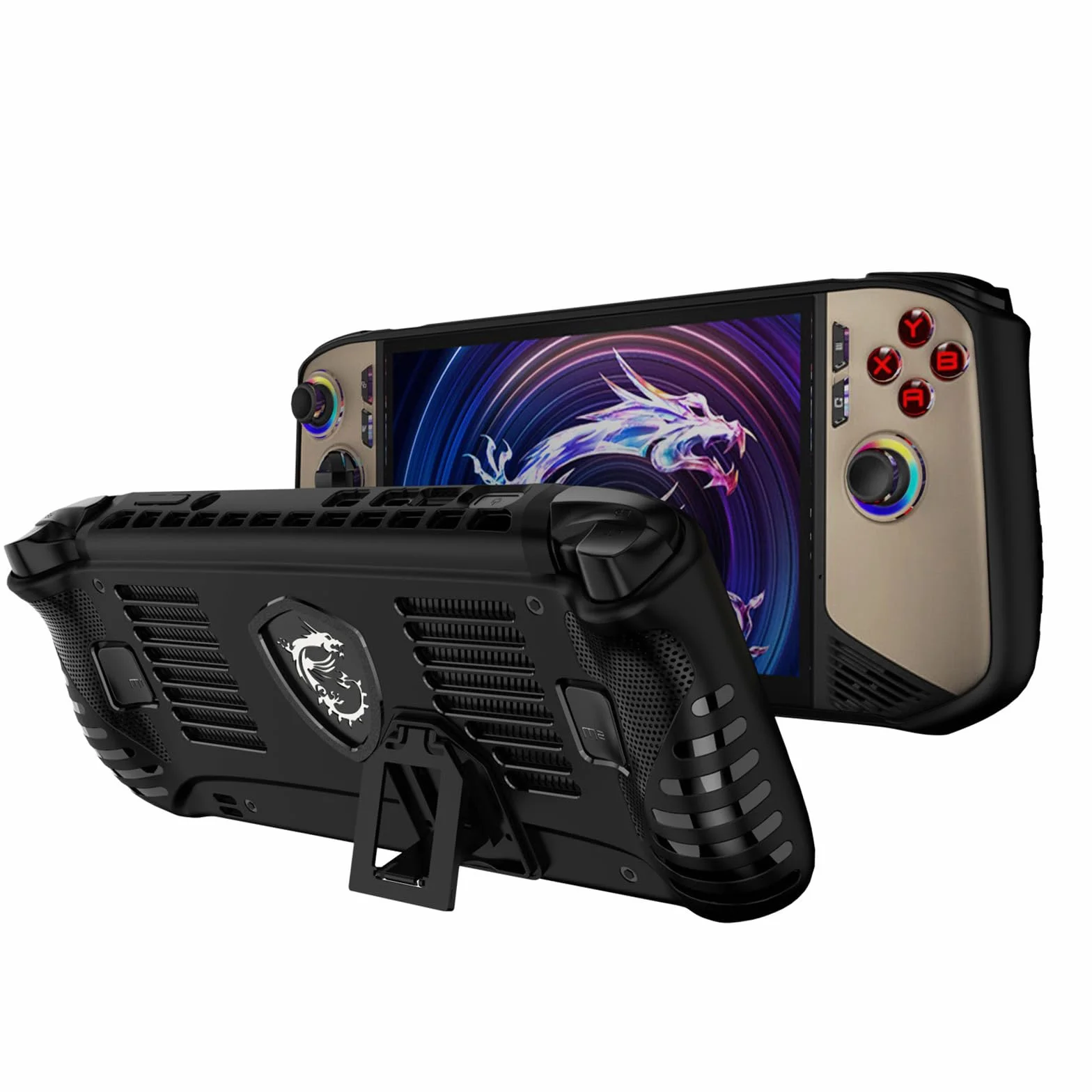 Etui Ochronne do MSI Claw 8 AI+ 2025, TPU Uchwyt z Podpórką, Czarny