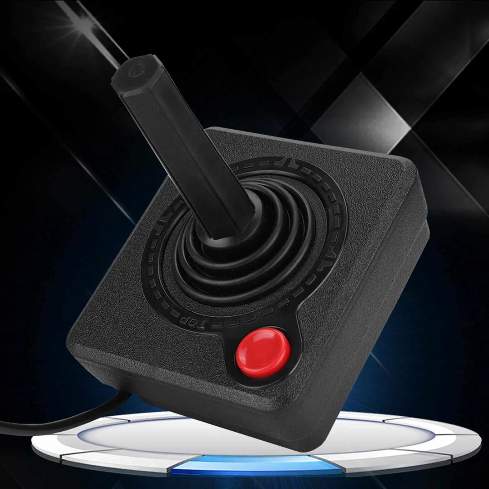 CHICIRIS 3D Analog Joystick Kontroler 2600, Ergonomiczny Projekt dla Wygodnych Gier, Kompatybilny z konsolą 7800, Długie życie, Gracze Retro
