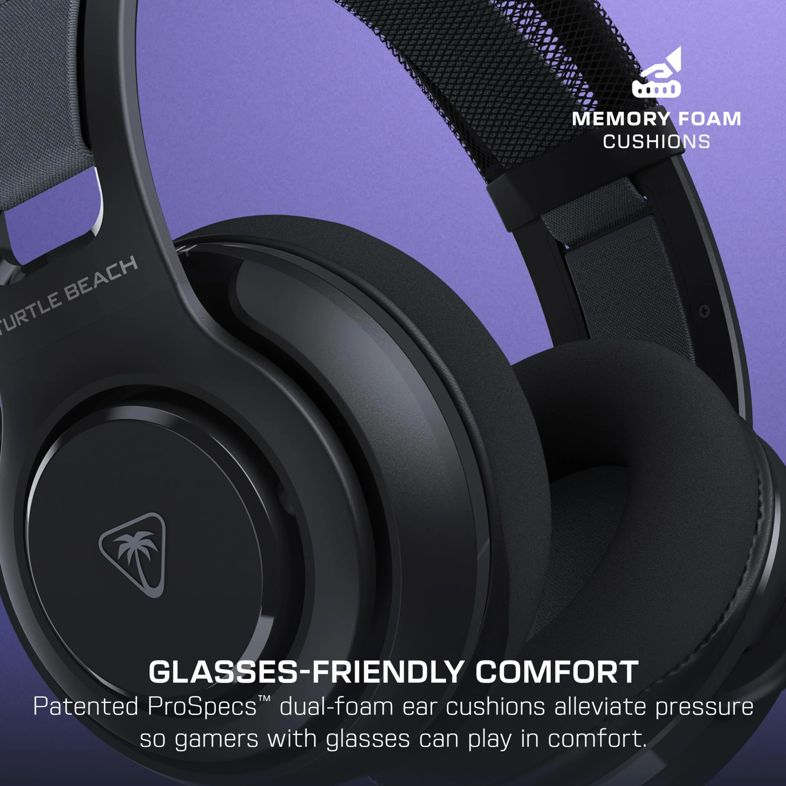 Turtle Beach Atlas 200 przewodowe słuchawki do gier USB 50 mm Nanoclear Waves 3D Audio