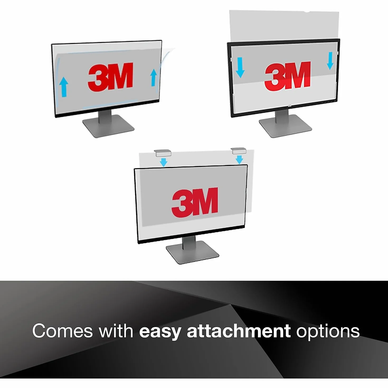 3M™ Filtr prywatności do monitora pełnoekranowego 23,9 cala COMPLY™ mocowanie magnetyczne, 16:9, PF238W9EM
