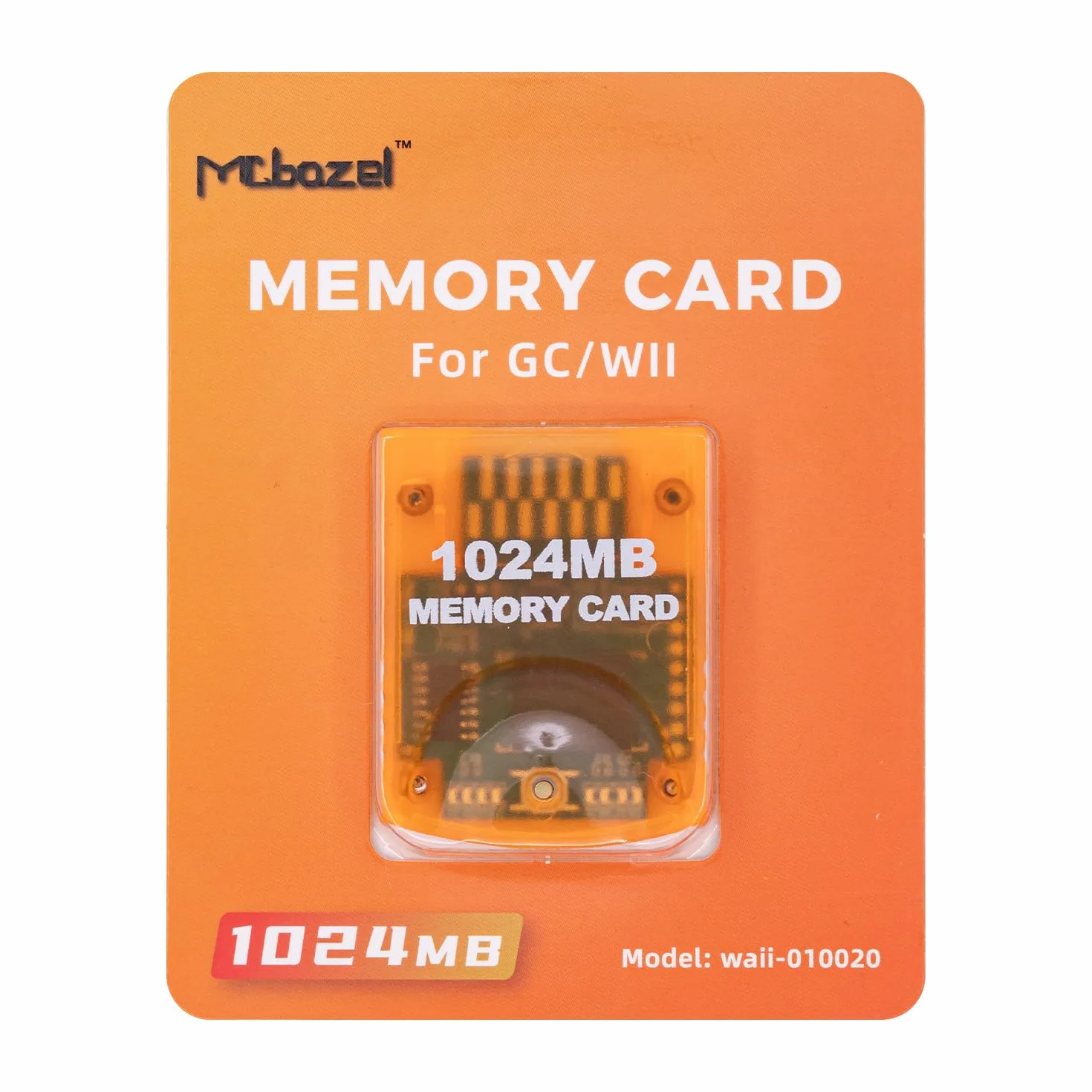 Mcbazel Karta pamięci do gier 1024 MB do konsoli Wii/Gamecube GC