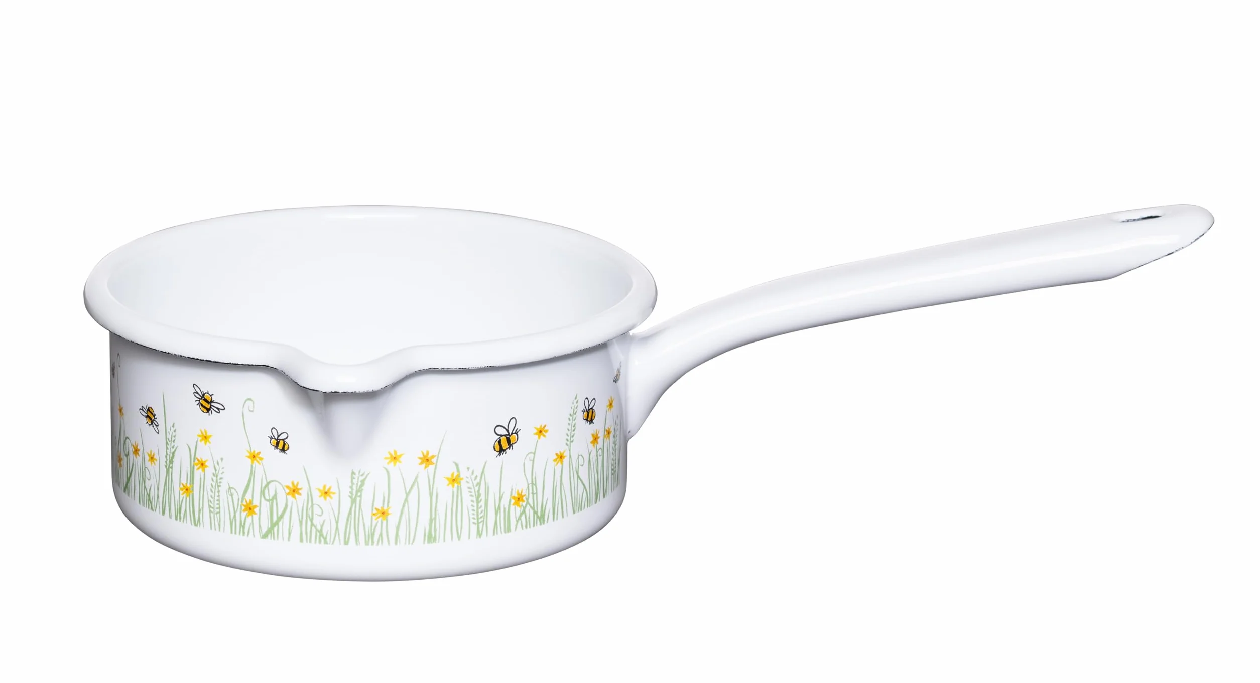 Riess rondel emaliowany 14 cm 0,75 l z dzióbkiem
