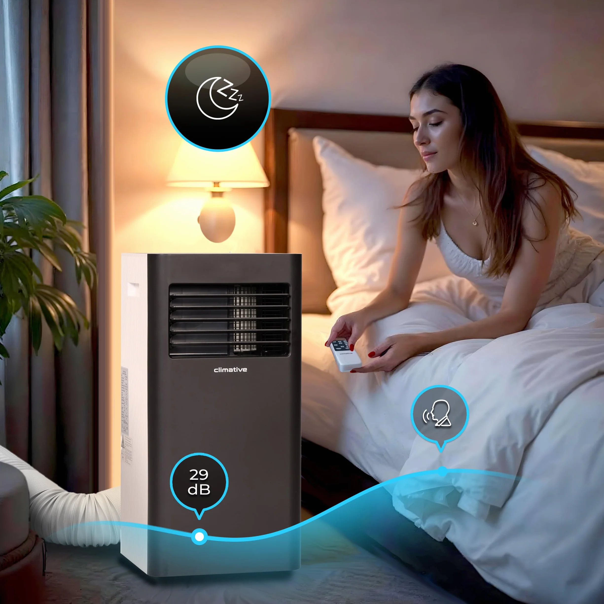 Klimatyzator przenośny AC29-S DUO WiFi 2,9 kW BTU 10000 do 29 m² 3w1