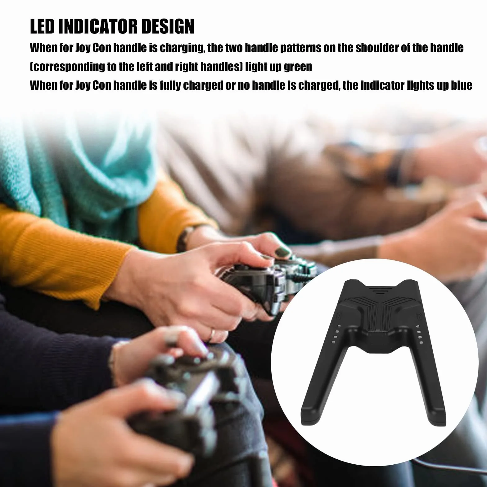 Uchwyt do Ładowania Gamepad AL do Przenośnego Kontrolera - Lewy Prawy