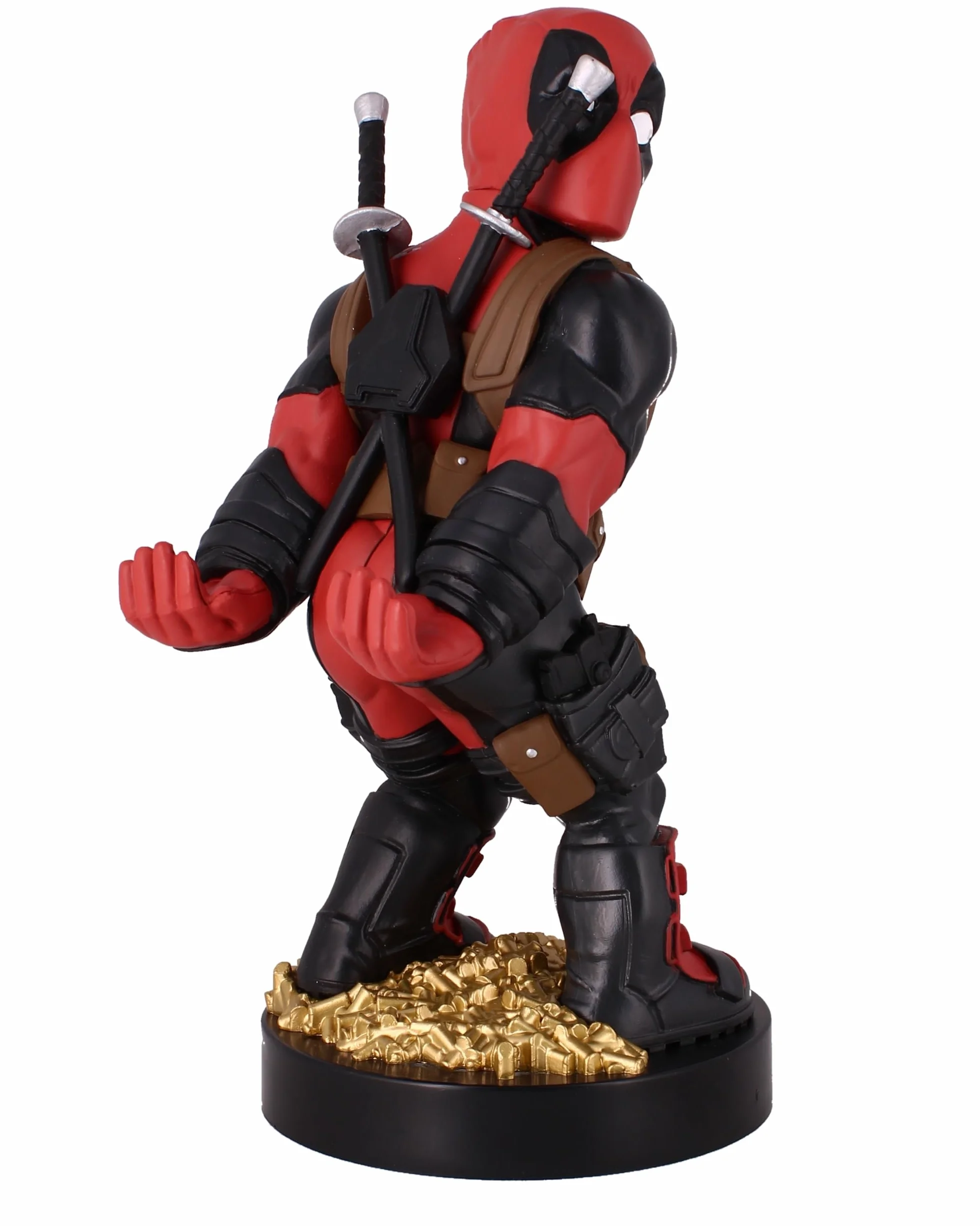Cable Guys - Rear View Deadpool Marvel Phone Holder & Collectable Desktop Gaming Accessories Holder - Stable Phone Stand for holding Phones/iPhone/Samsung and Most Controllers