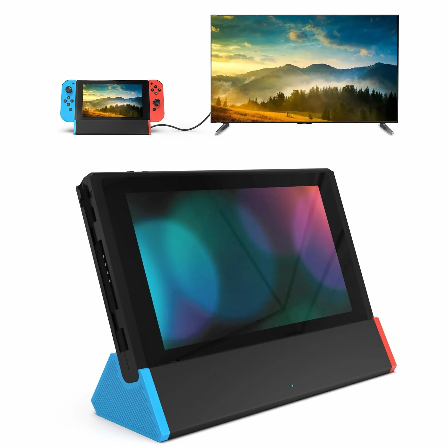 SiWiQU Stacja dokująca Nintendo Switch/Switch OLED HDMI 4K USB-C 2xUSB