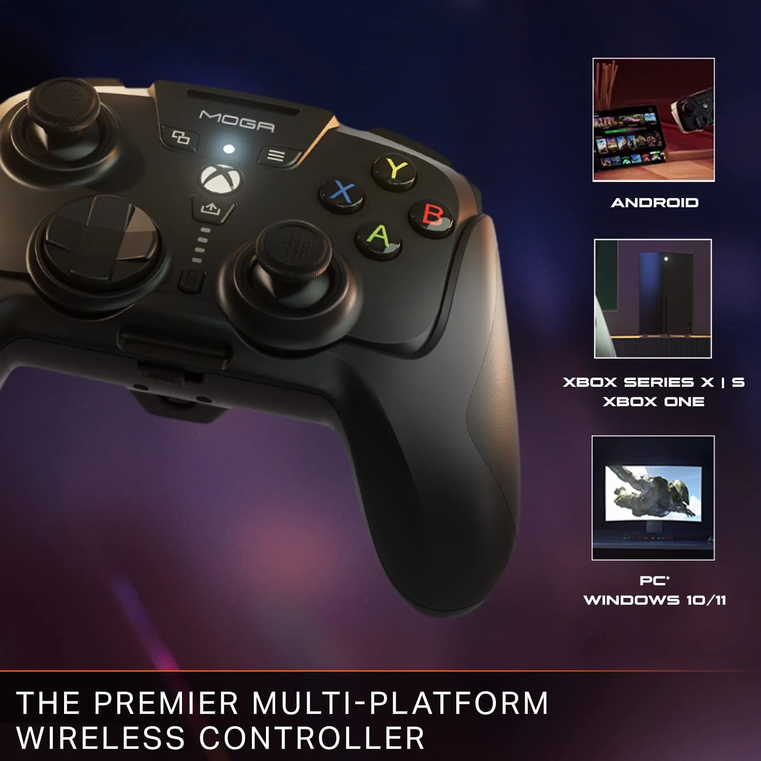 Wieloplatformowy kontroler bezprzewodowy MOGA XP-ULTRA do urządzeń mobilnych, komputerów PC i konsoli Xbox Series X|S