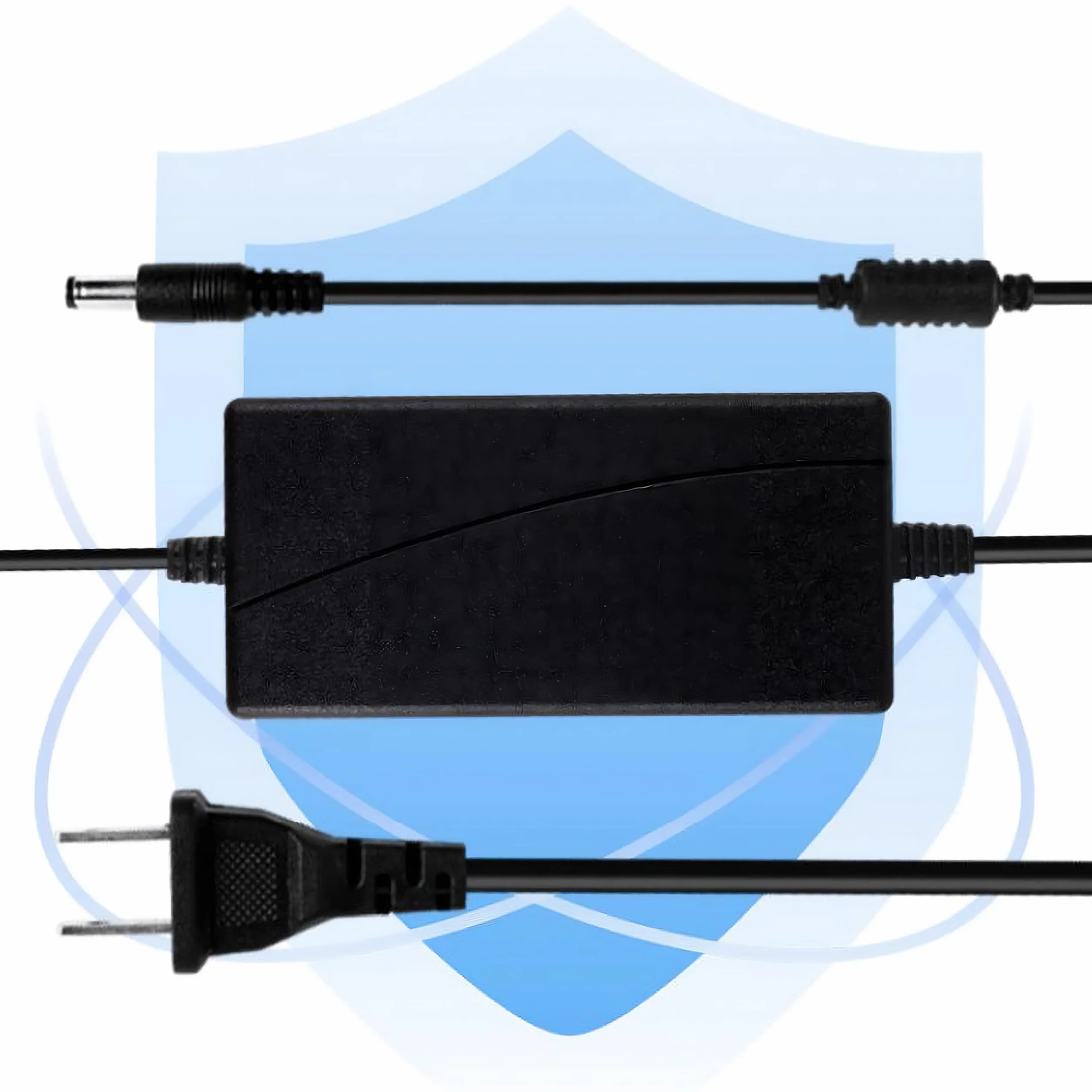 Retoo Zasilacz sieciowy DC 12V 5A 60W 100-240V Zasilacz do taśm LED RGB, Transformator, przetwornica sterownika, zasilacz adapter, ładowarka do pasków, prąd do taśmy, wymiary 11 x 5,3 x 3,2 cm, czarny