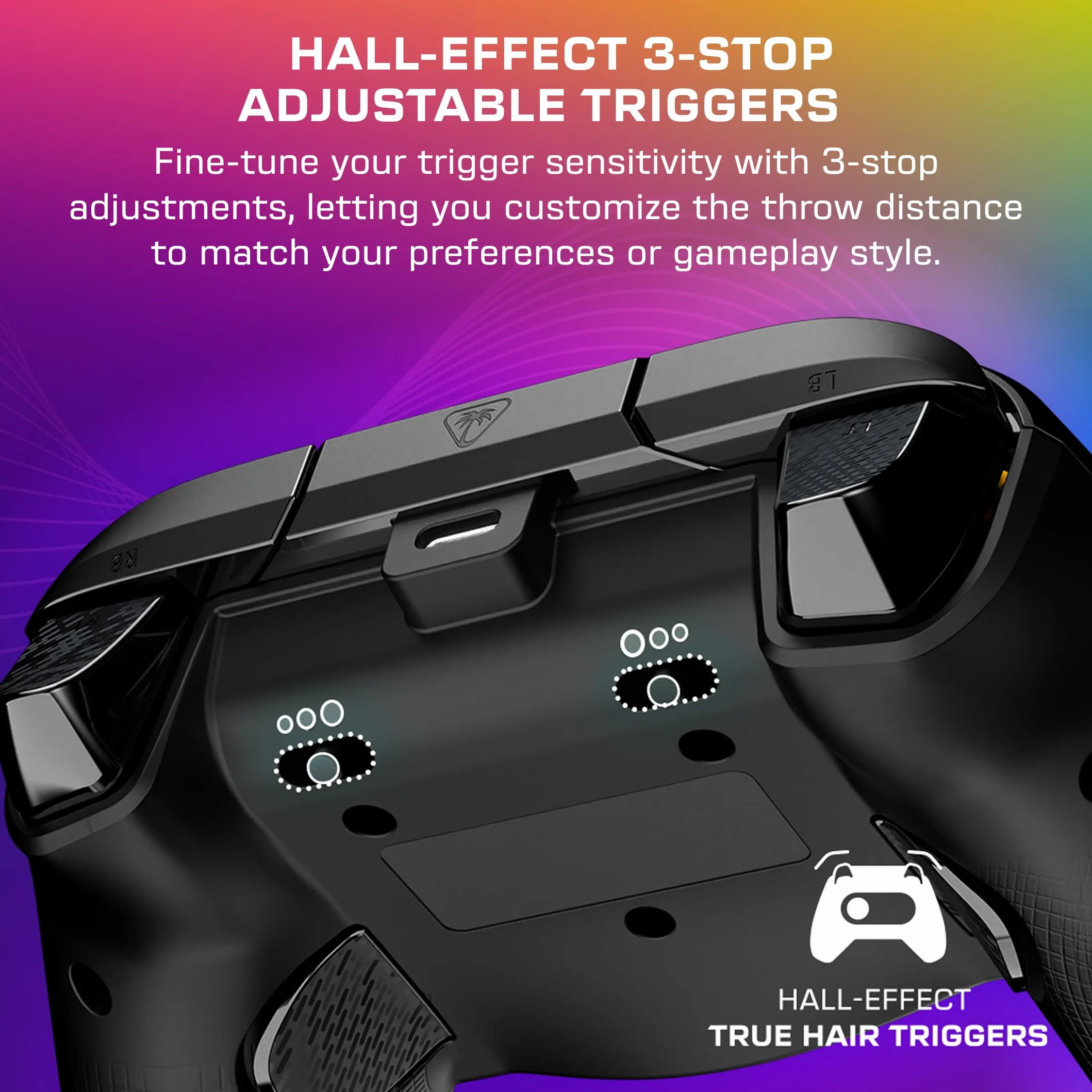 Turtle Beach Afterglow Wave, czarny, przewodowy kontroler do gier RGB – licencjonowany dla Xbox Series X lub S, Xbox One i Windows