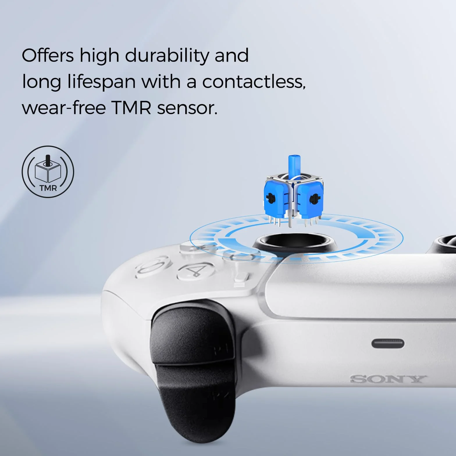 AKNES HallPi TMR Elektromagnetyczny Zamiennik Joysticka do Kontrolera DualShock PS4, Akcesoria Naprawcze do Kontrolera Playstation 4-2 pary
