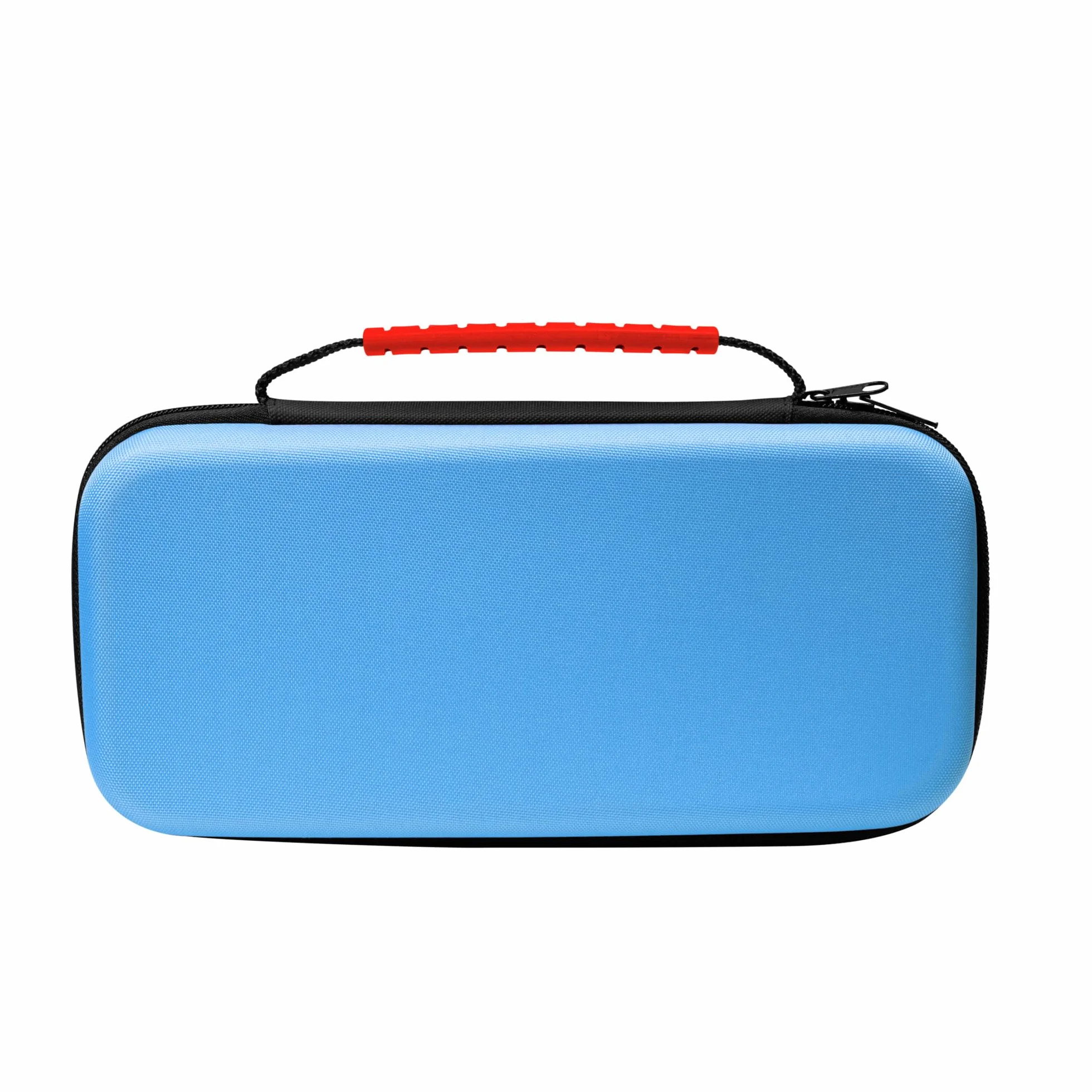 GXTrust 1251B Nintendo Switch 2 Case, odporna na wstrząsy ochronna obudowa, uchwyt, miejsce na 4 Joycon, uchwyt Nintendo Switch z kieszeniami na paski i 12 gier, niebieski