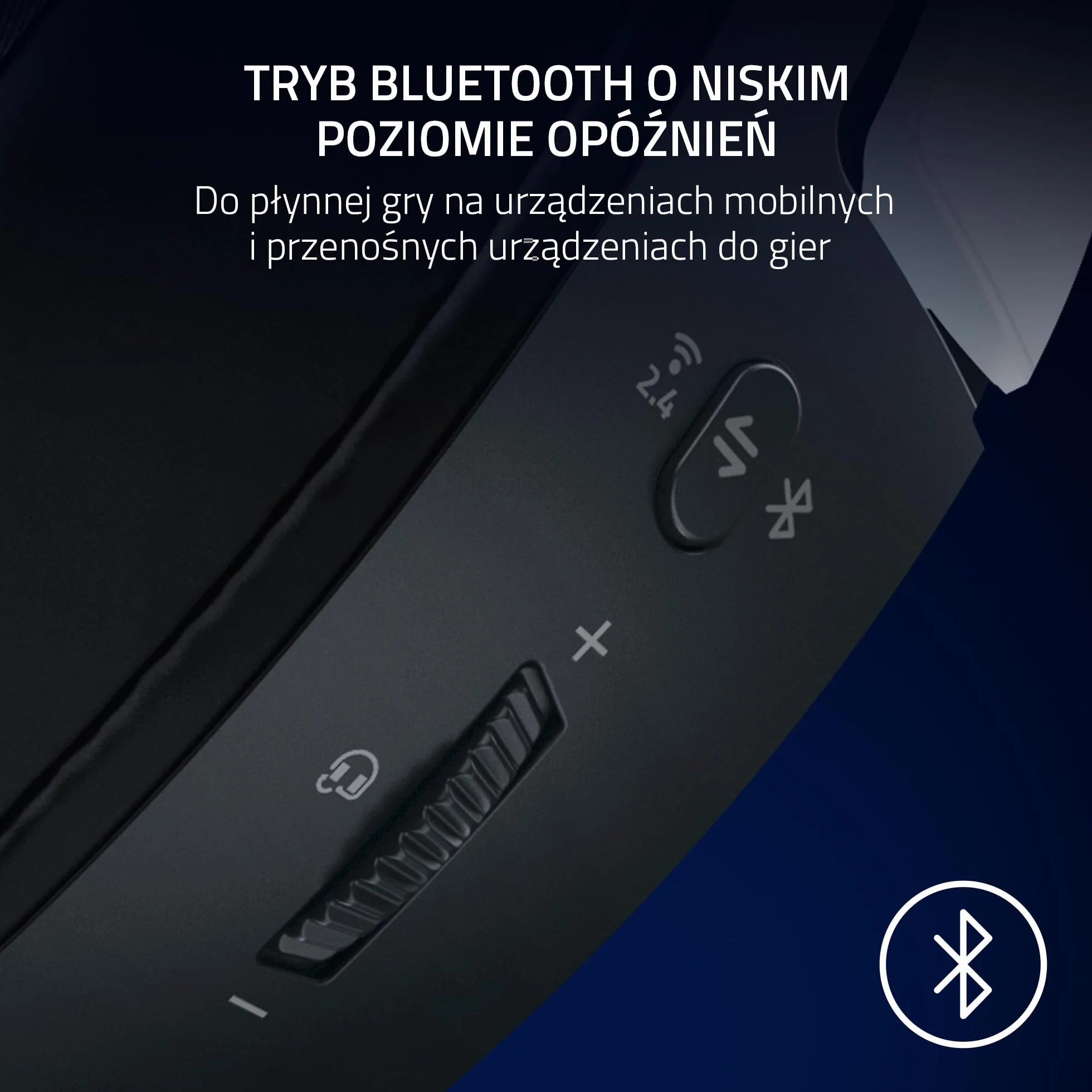 Razer Kaira Pro HyperSpeed - wieloplatformowy bezprzewodowy zestaw słuchawkowy do gier (bezprzewodowy HyperSpeed, HyperSense Haptic, głośniki tytanowe 50 mm) czarno-biały